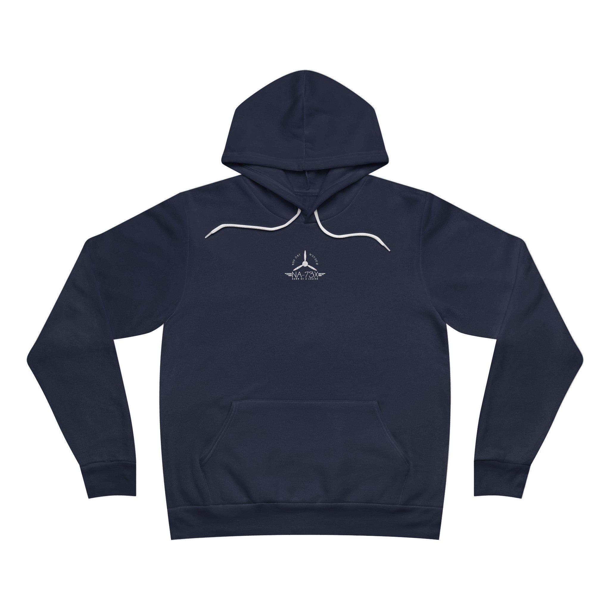 100 DAY WONDER SPONGE FLEECE PULLOVER HOODIE - S CENTER CHEST, LARGE BACK LOGO