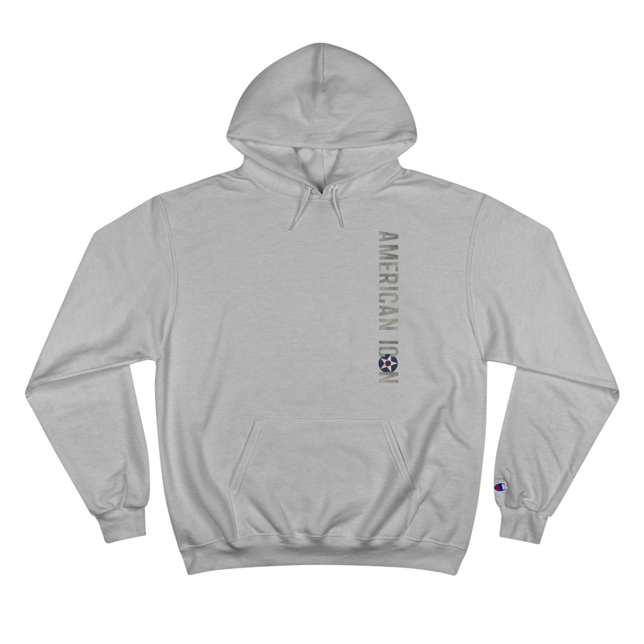 CURTISS USA ICON P-40 CHAMPION HOODIE - VERTICAL CHEST, LARGE BACK LOGO