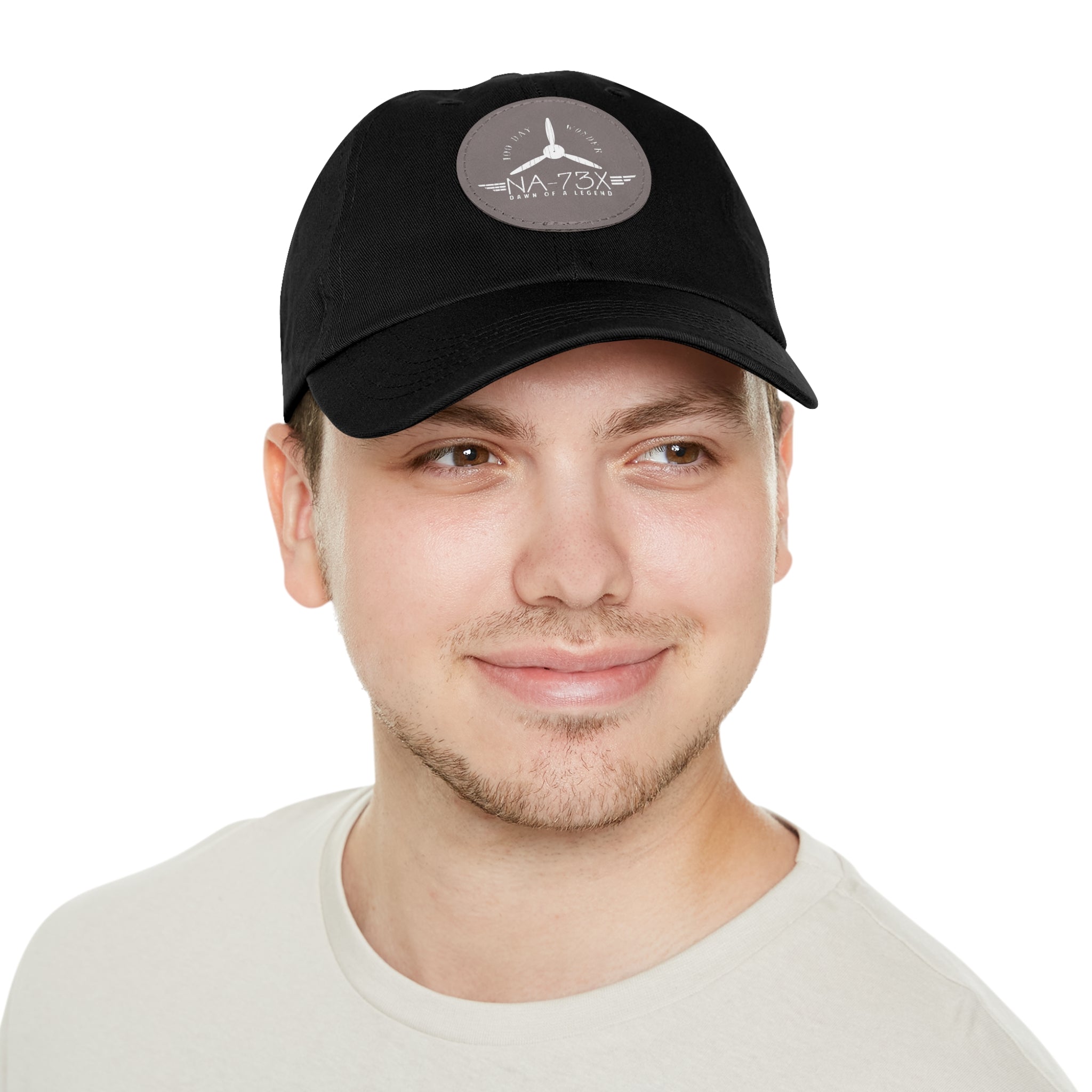 100 DAY WONDER HAT WITH LEATHER PATCH (ROUND)