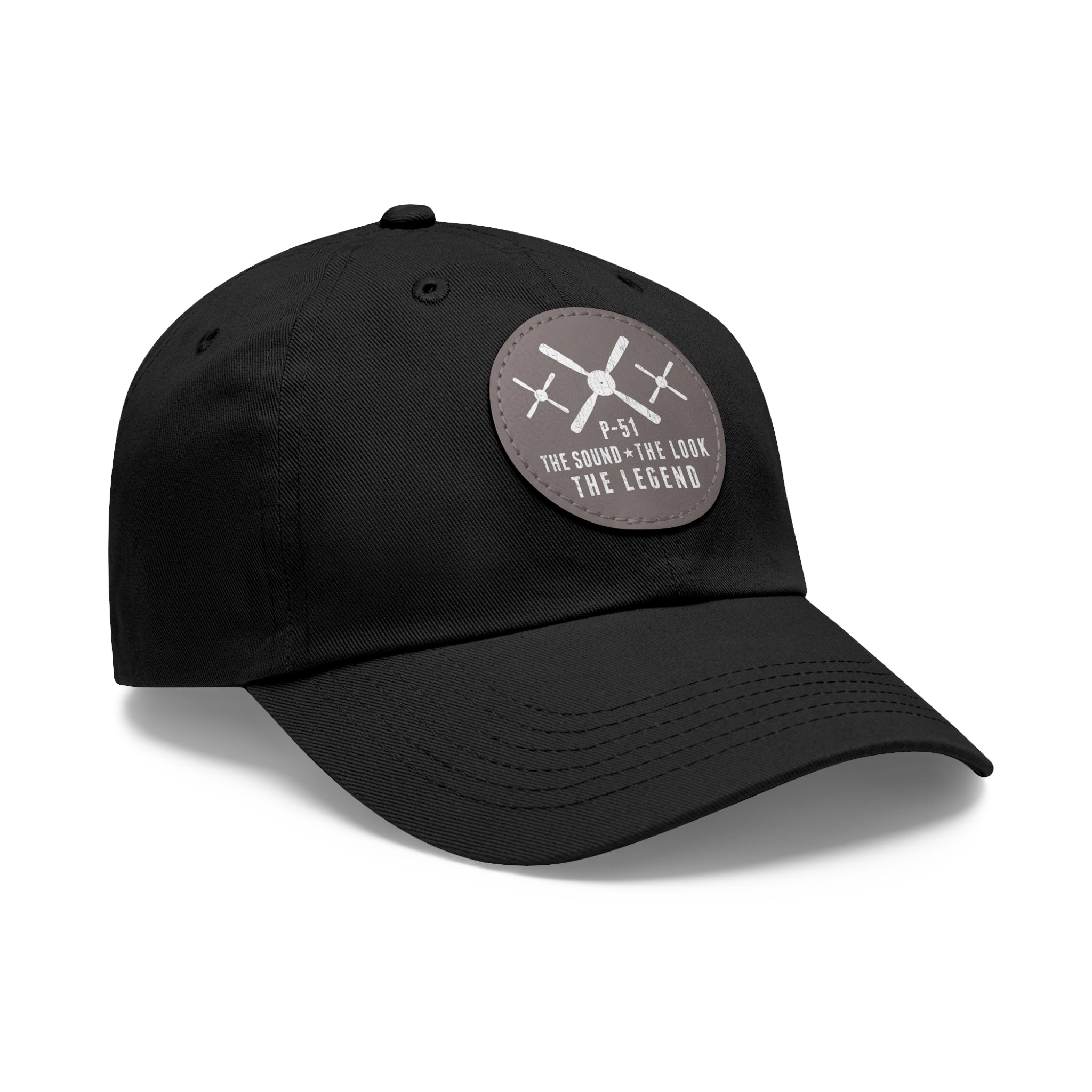 MUSTANG LEGEND HAT WITH LEATHER PATCH (ROUND)