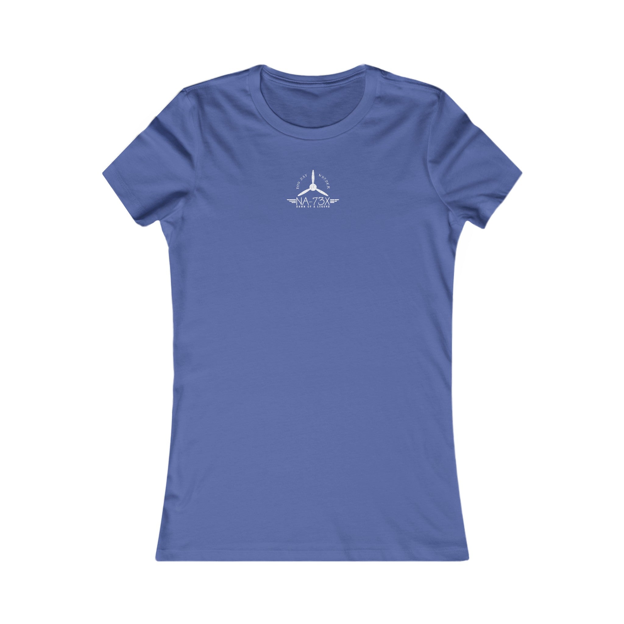 WOMEN'S 100 DAY WONDER COTTON TEE - S CENTER CHEST