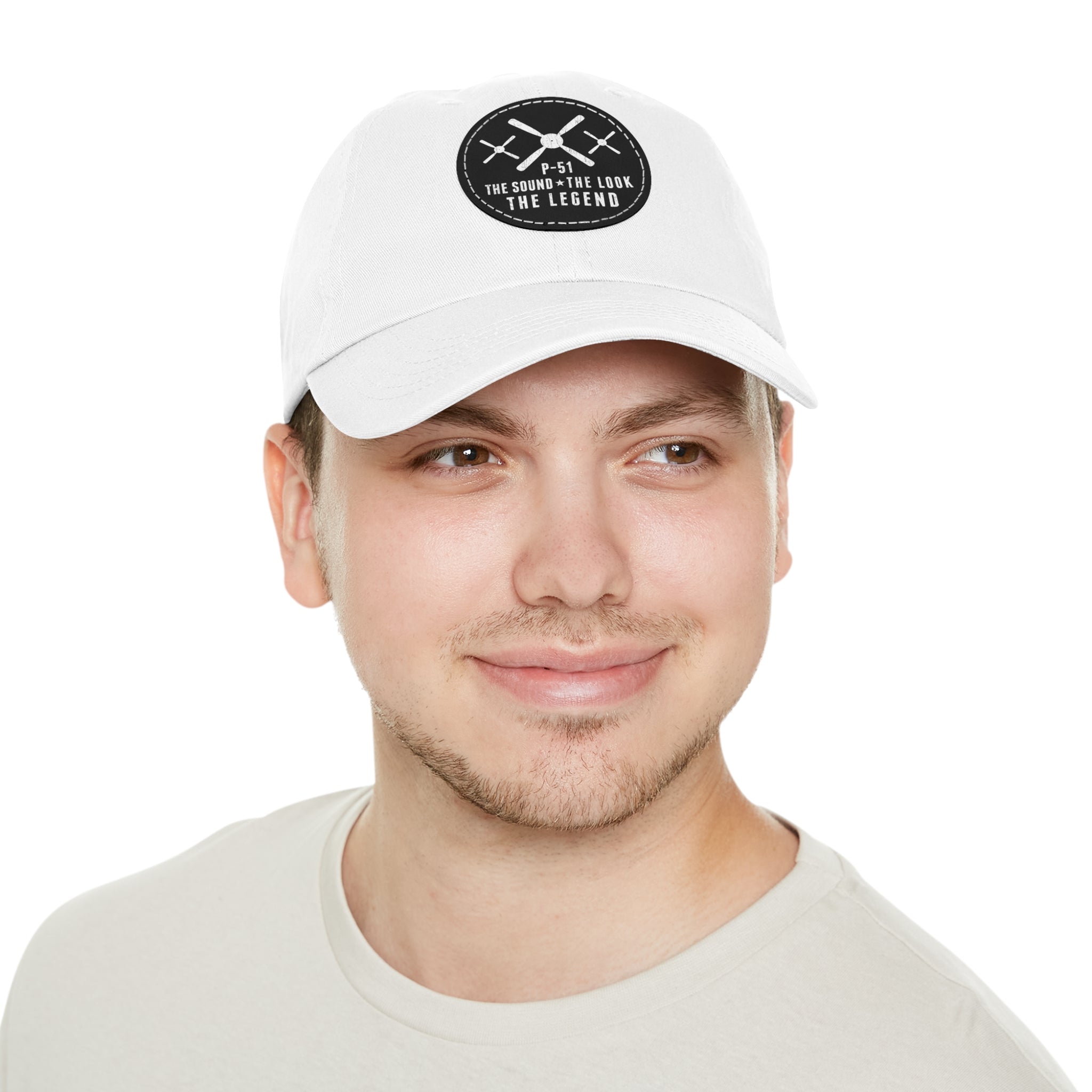 MUSTANG LEGEND HAT WITH LEATHER PATCH (ROUND)