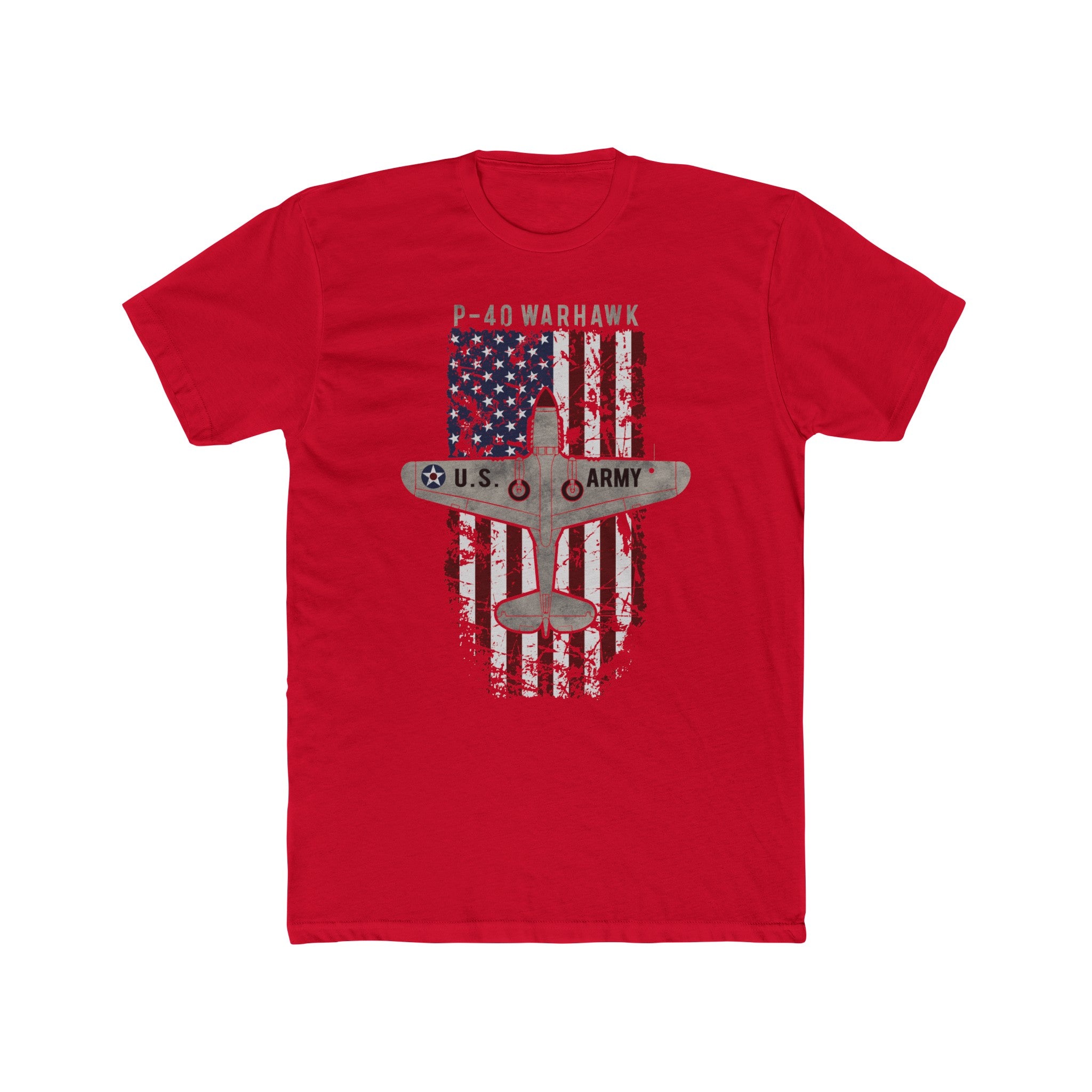 AMERICAN ICON P-40 COTTON TEE - LARGE FRONT IMAGE