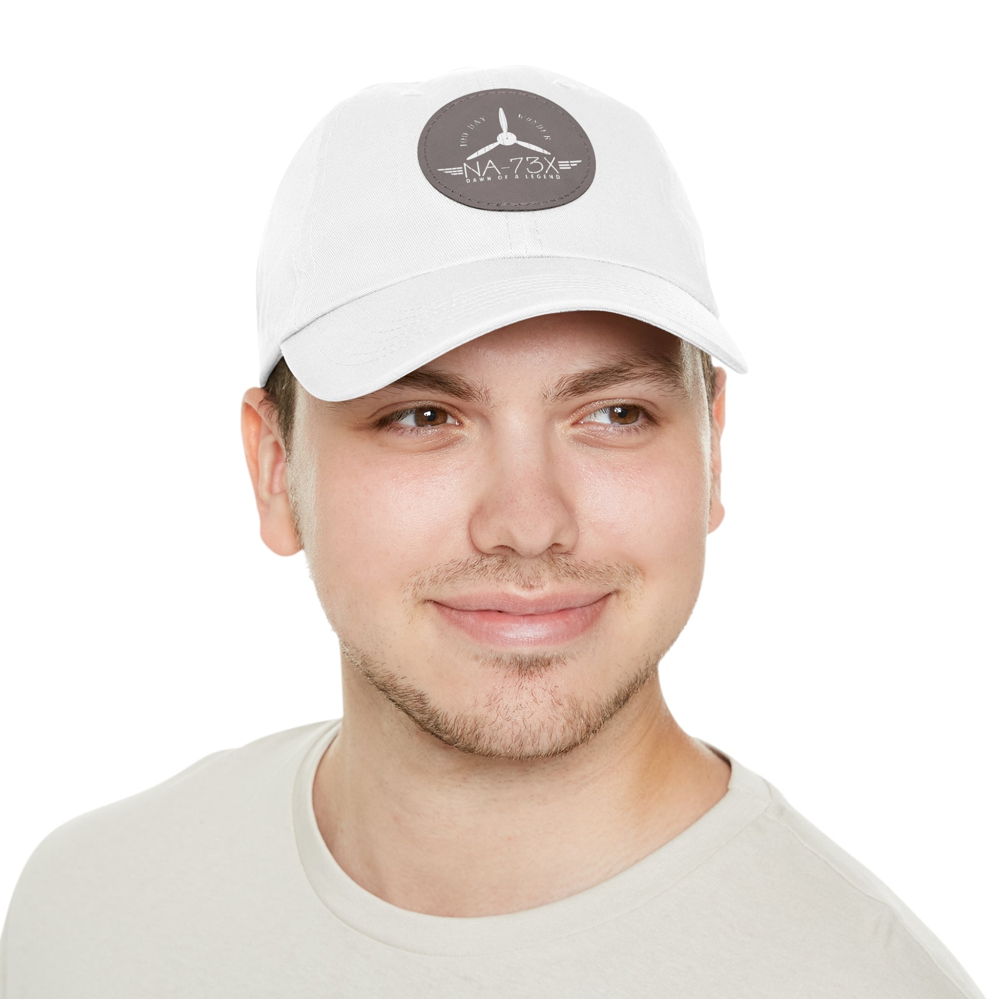 100 DAY WONDER HAT WITH LEATHER PATCH (ROUND)