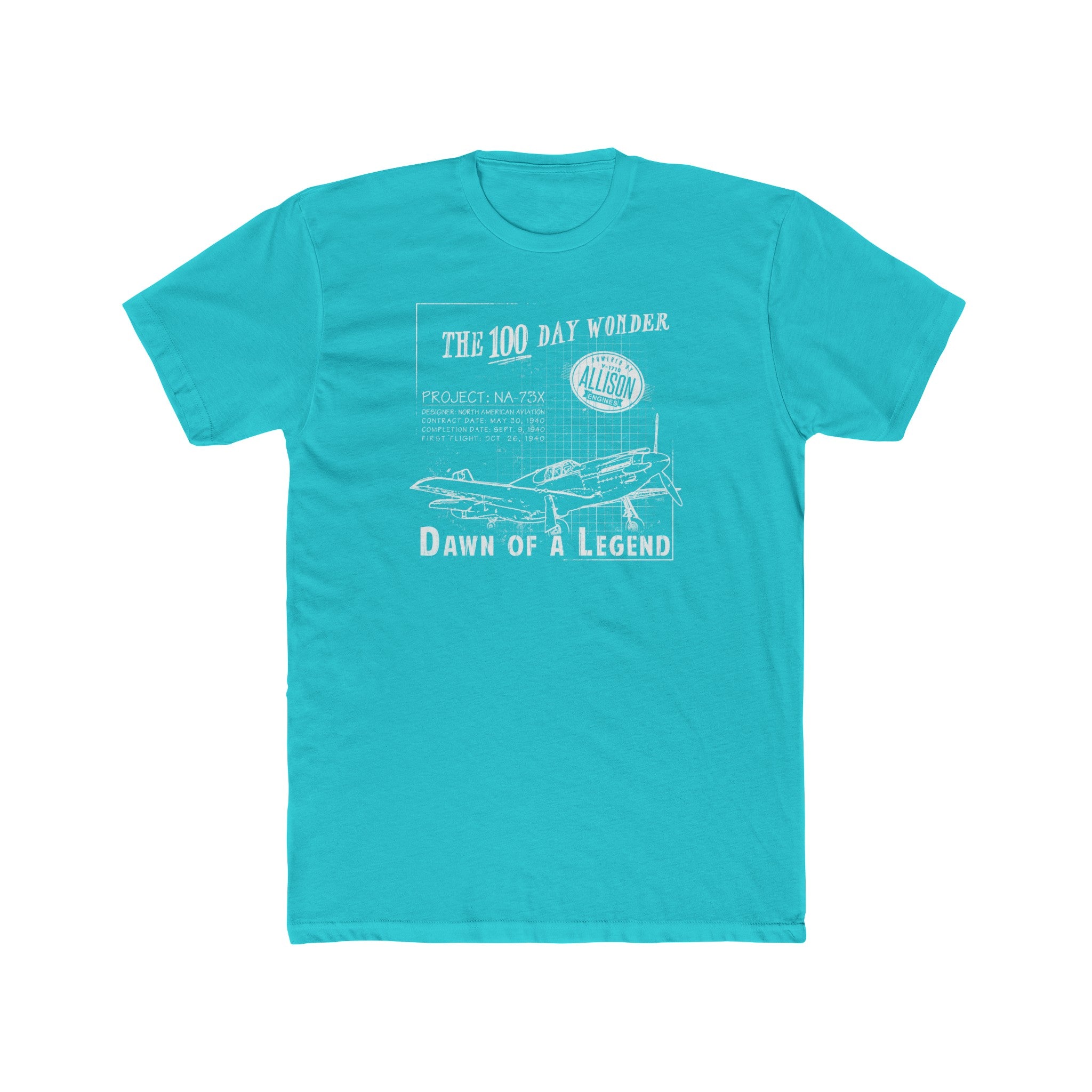 100 DAY WONDER COTTON TEE - LARGE FRONT CHEST