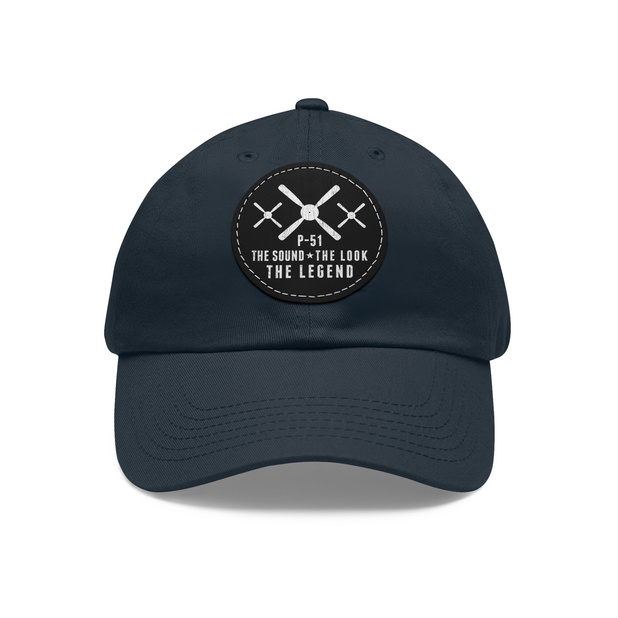 MUSTANG LEGEND HAT WITH LEATHER PATCH (ROUND)
