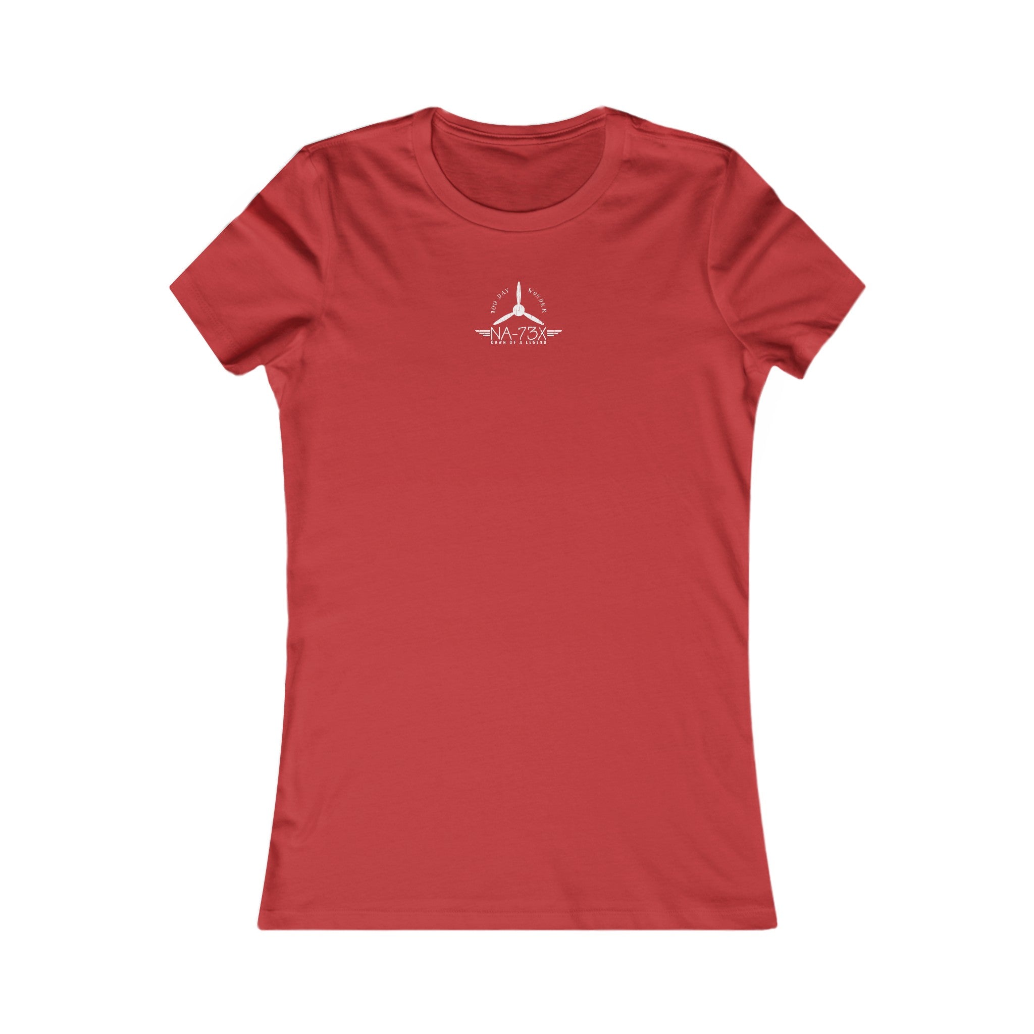WOMEN'S 100 DAY WONDER COTTON TEE - S CENTER CHEST