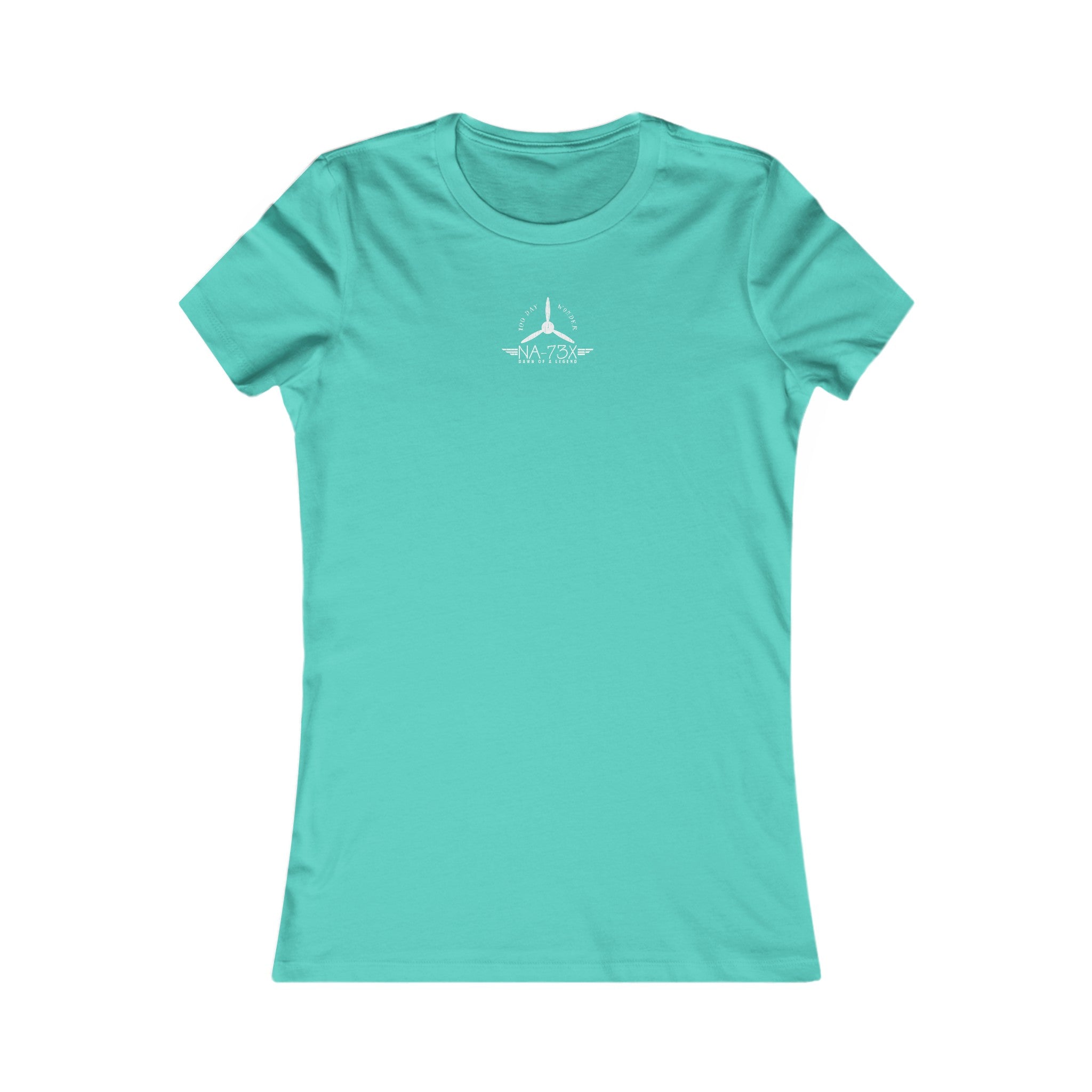 WOMEN'S 100 DAY WONDER COTTON TEE - S CENTER CHEST