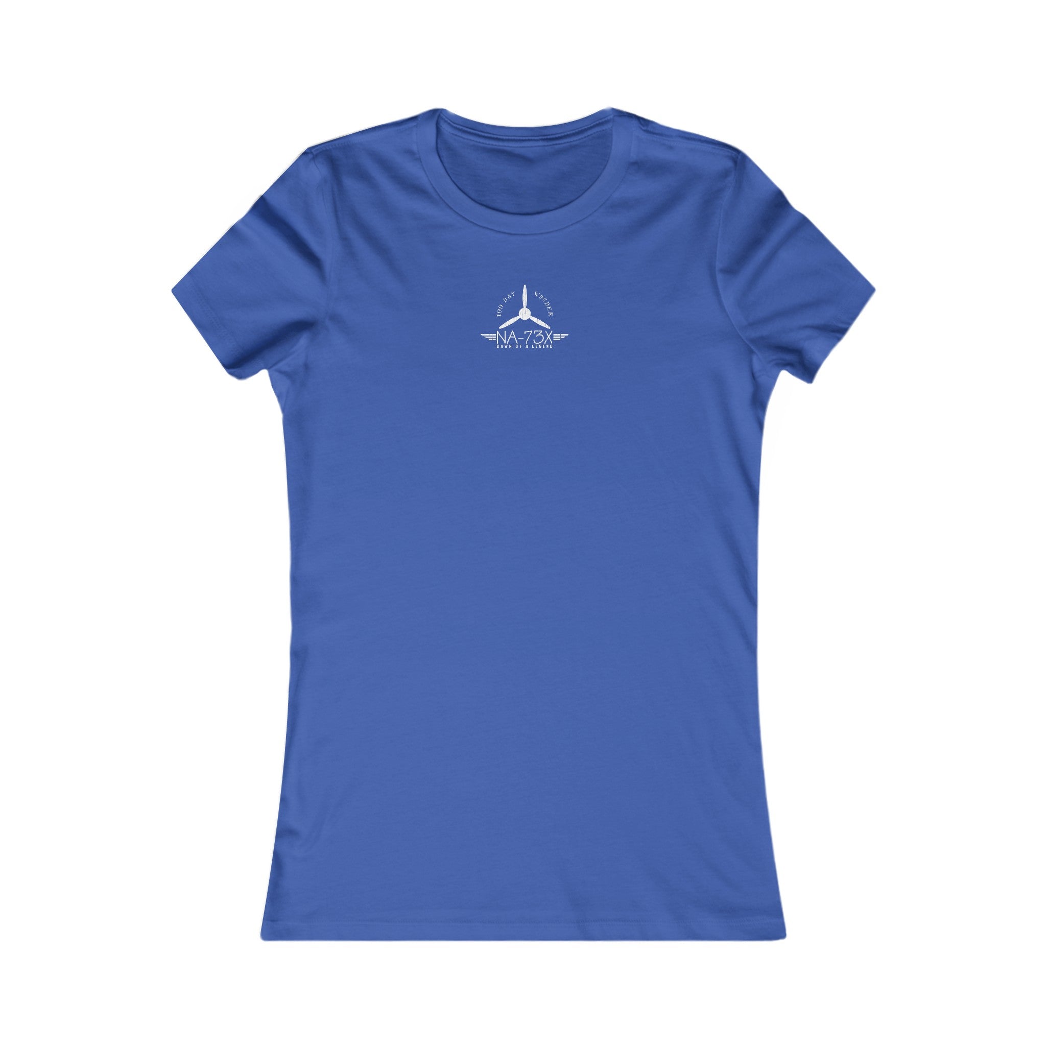 WOMEN'S 100 DAY WONDER COTTON TEE - S CENTER CHEST