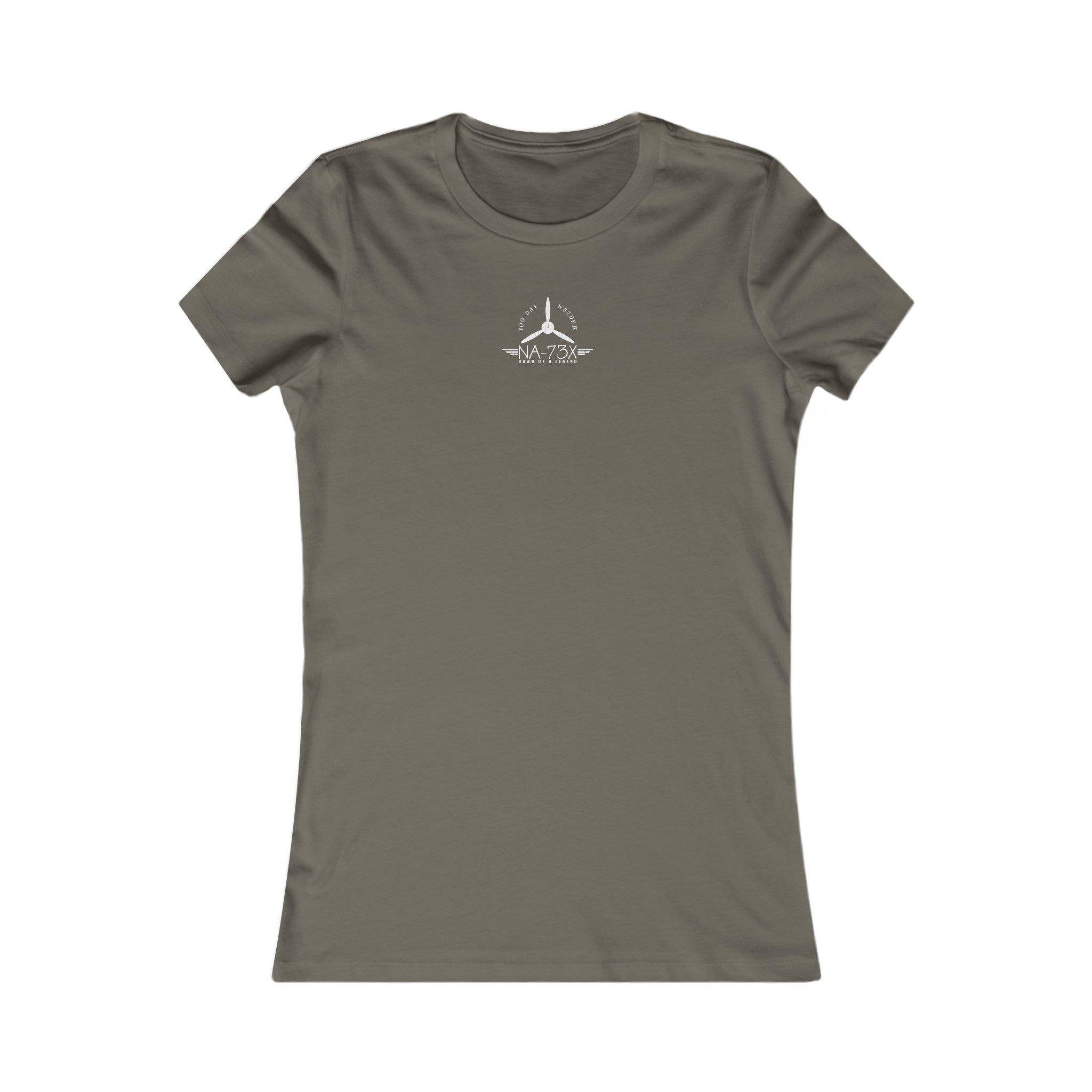WOMEN'S 100 DAY WONDER COTTON TEE - S CENTER CHEST