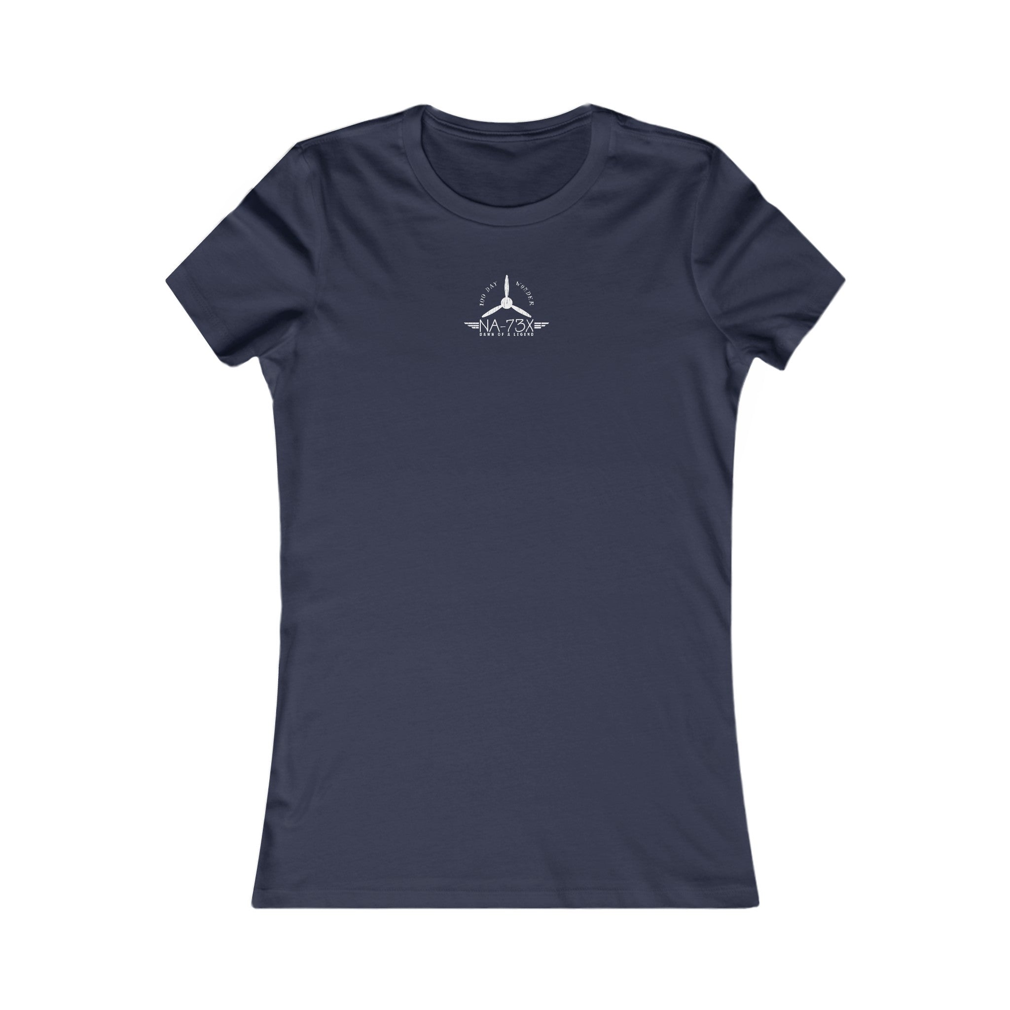 WOMEN'S 100 DAY WONDER COTTON TEE - S CENTER CHEST