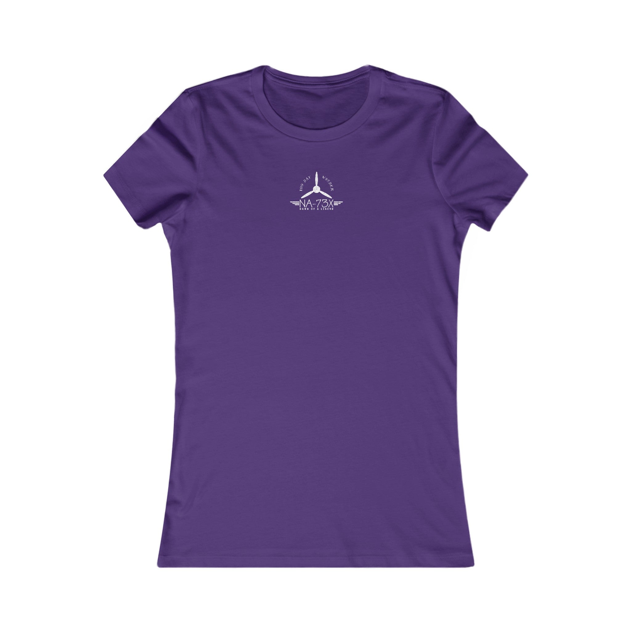 WOMEN'S 100 DAY WONDER COTTON TEE - S CENTER CHEST