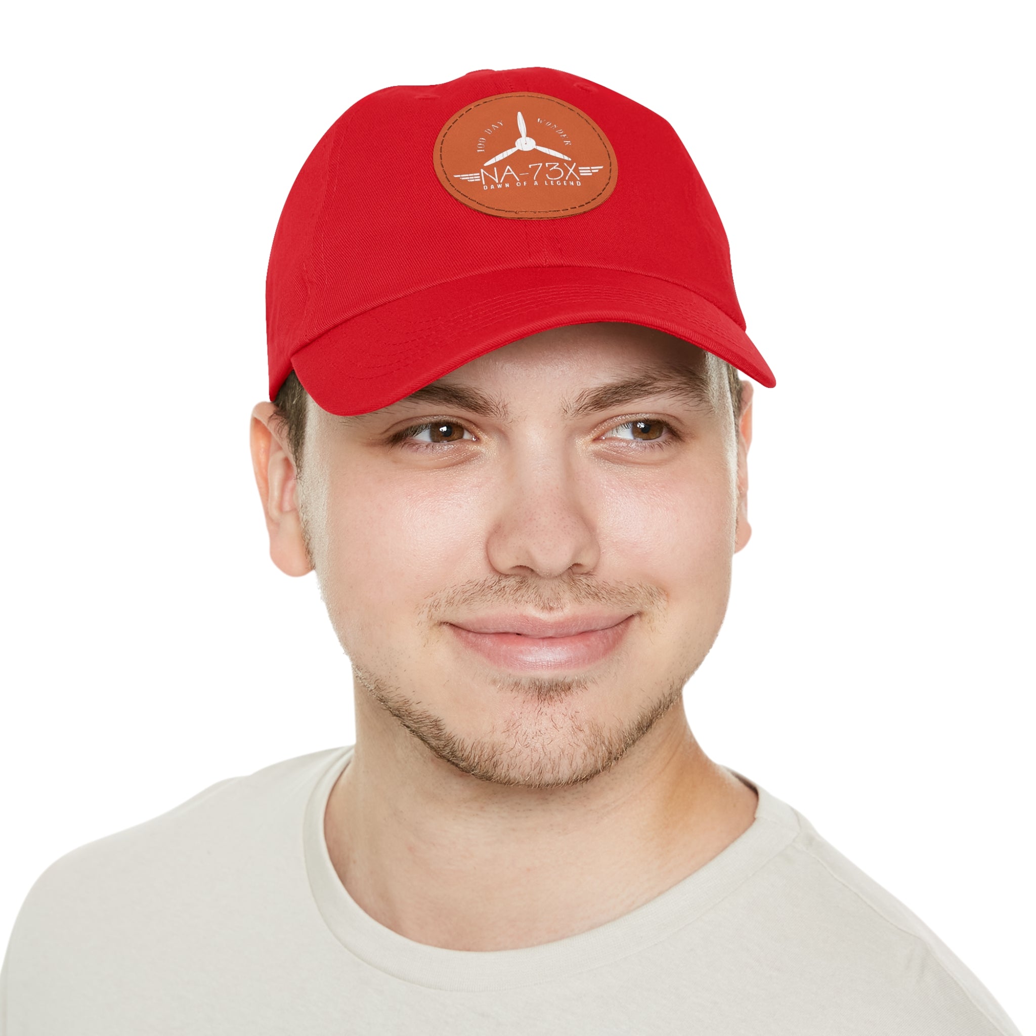 100 DAY WONDER HAT WITH LEATHER PATCH (ROUND)