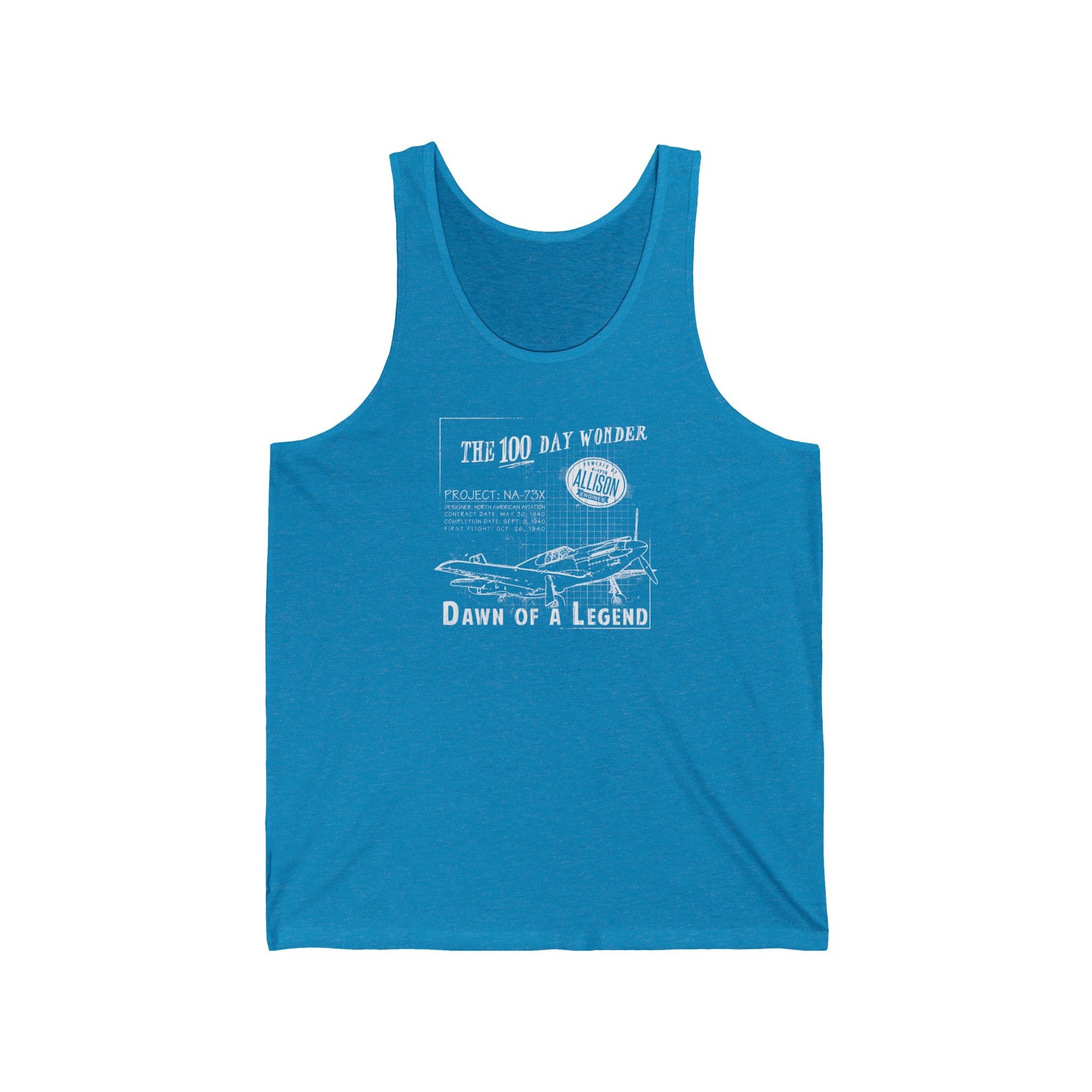 100 DAY WONDER MEN'S JERSEY TANK - LARGE FRONT IMAGE