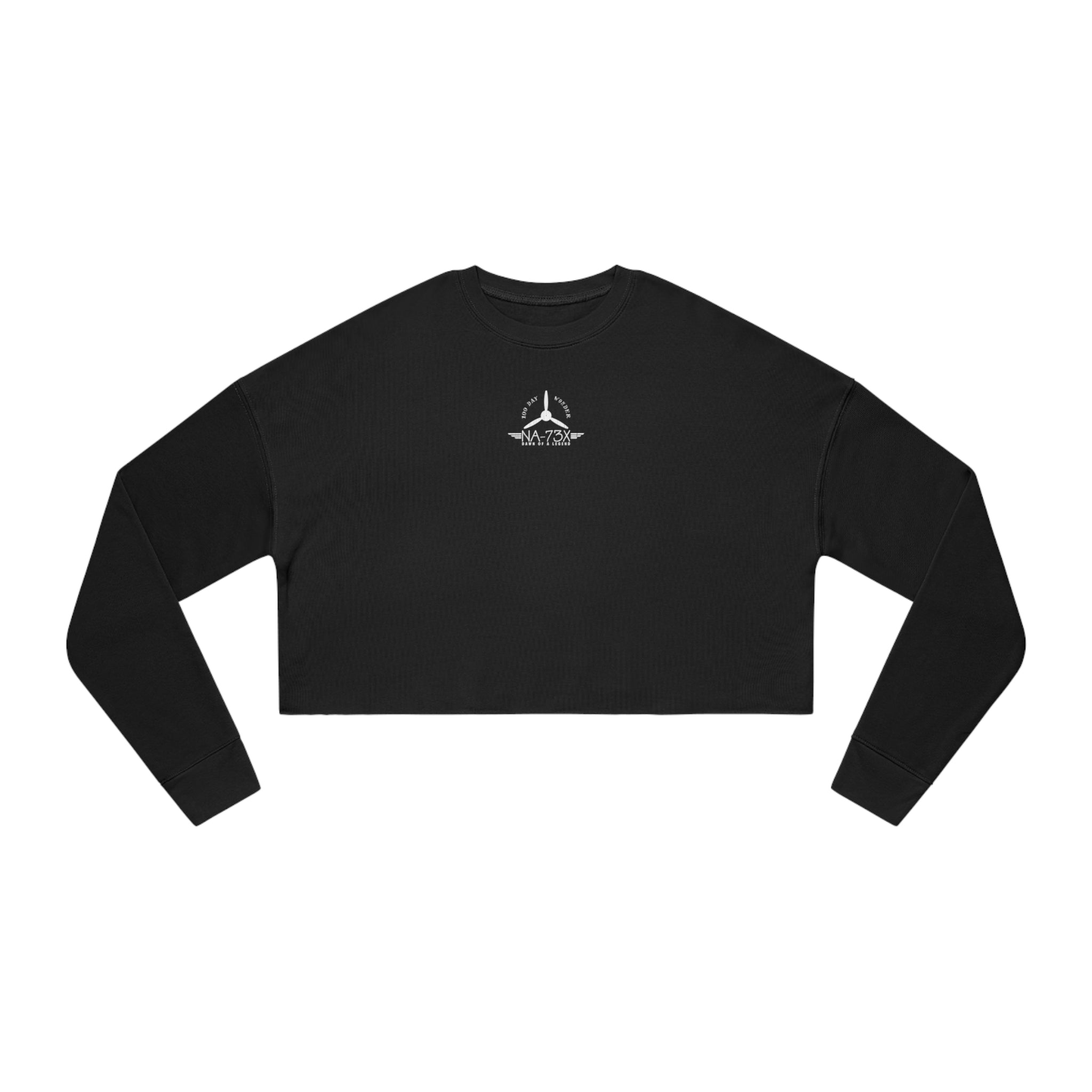 WOMEN'S 100 DAY WONDER CROPPED SWEATSHIRT - S CENTER CHEST
