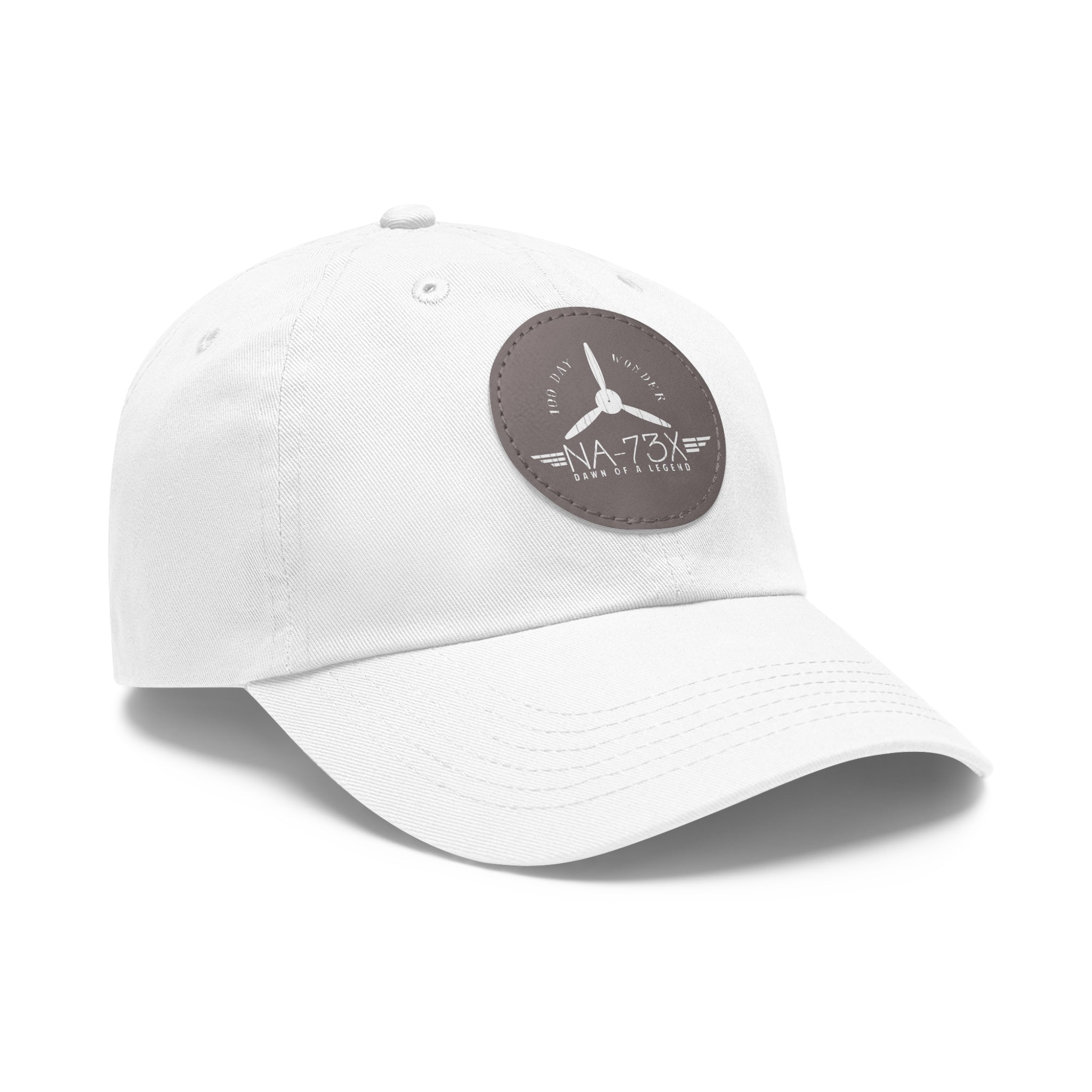 100 DAY WONDER HAT WITH LEATHER PATCH (ROUND)