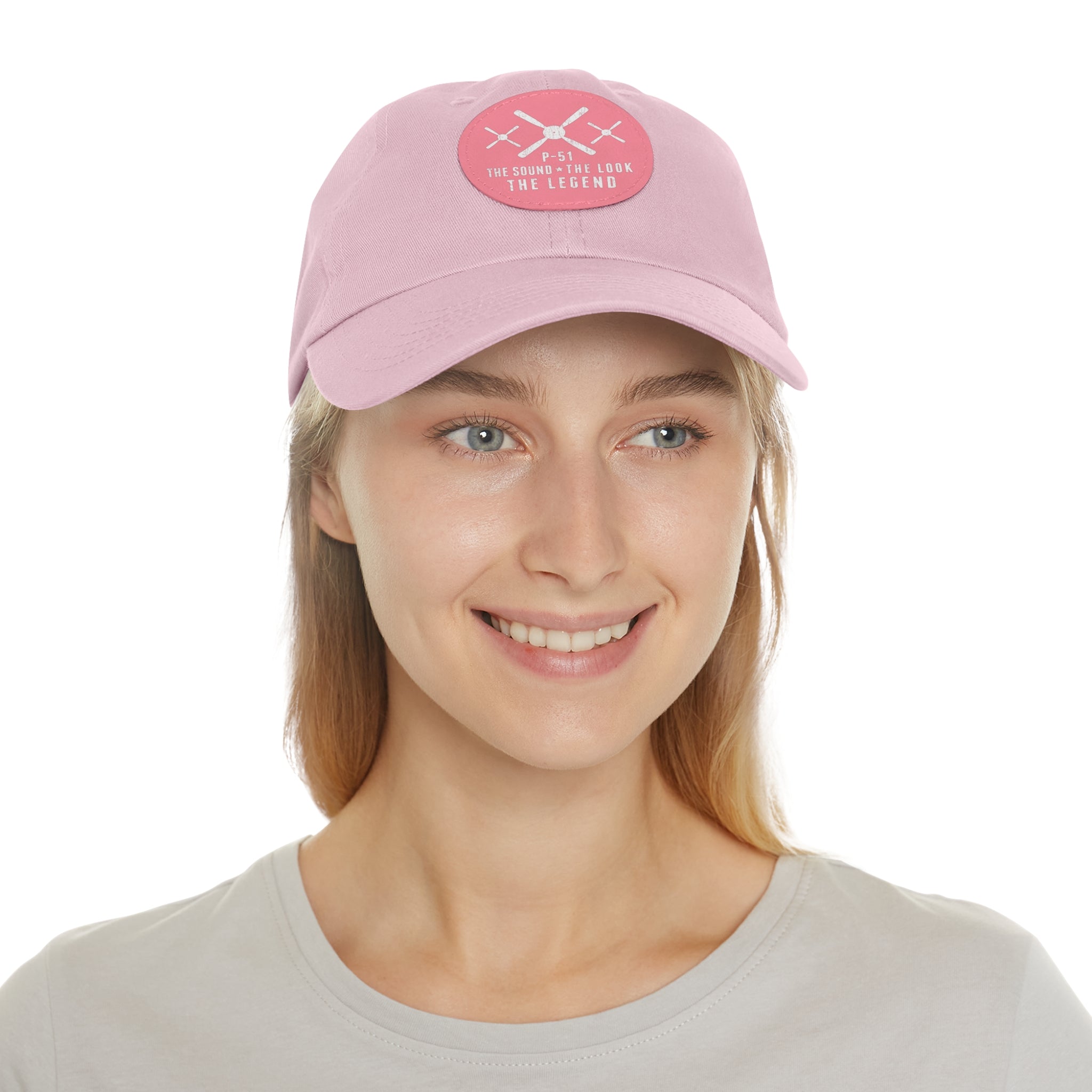 WOMEN'S MUSTANG LEGEND HAT WITH LEATHER PATCH (ROUND)