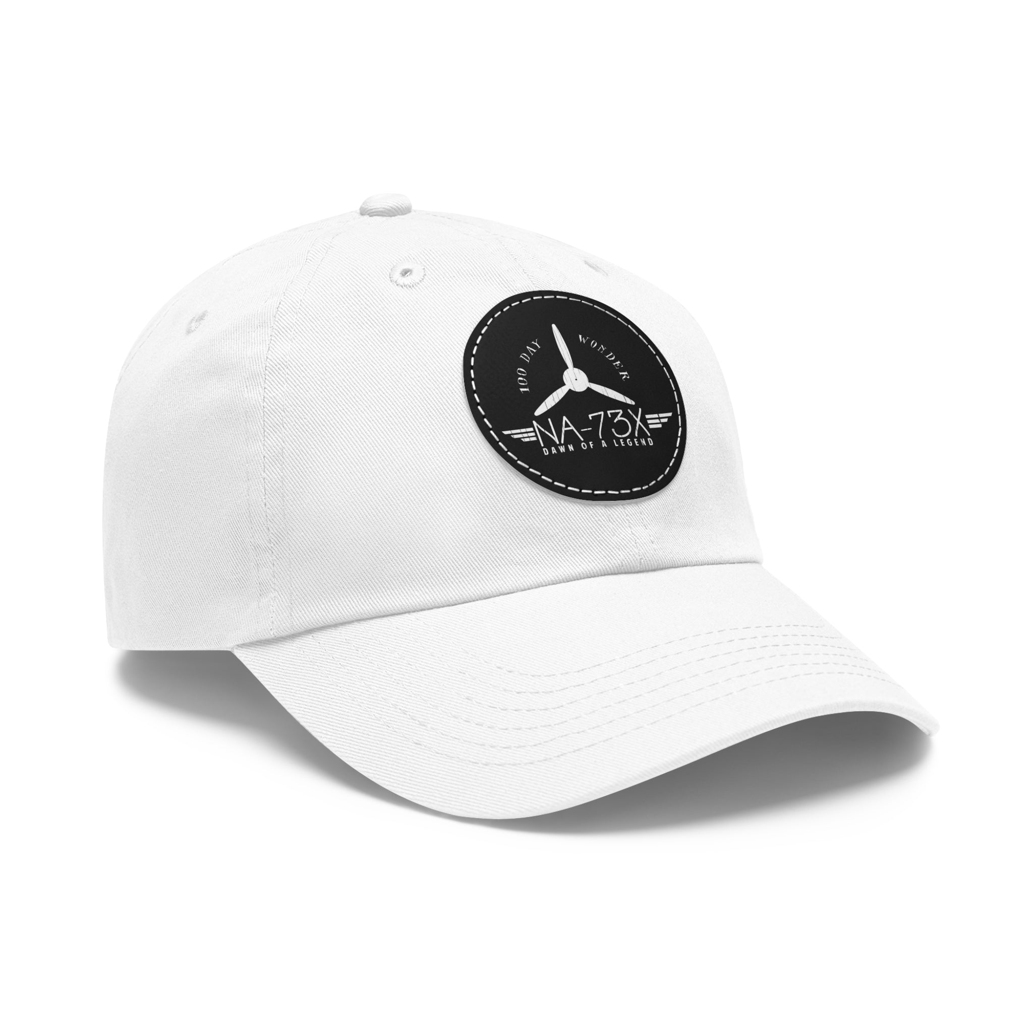 100 DAY WONDER HAT WITH LEATHER PATCH (ROUND)