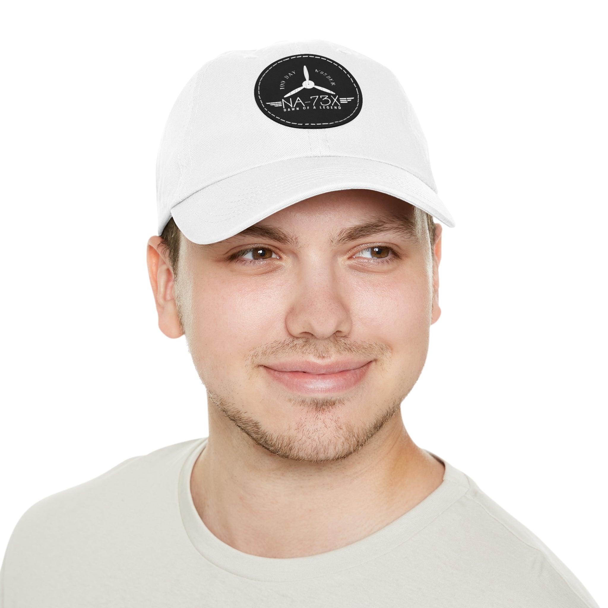100 DAY WONDER HAT WITH LEATHER PATCH (ROUND)