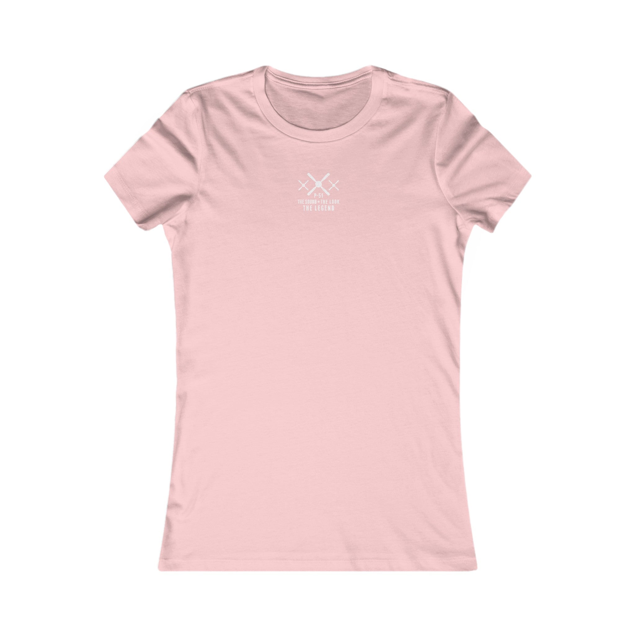 WOMEN'S MUSTANG LEGEND COTTON TEE - S CENTER CHEST