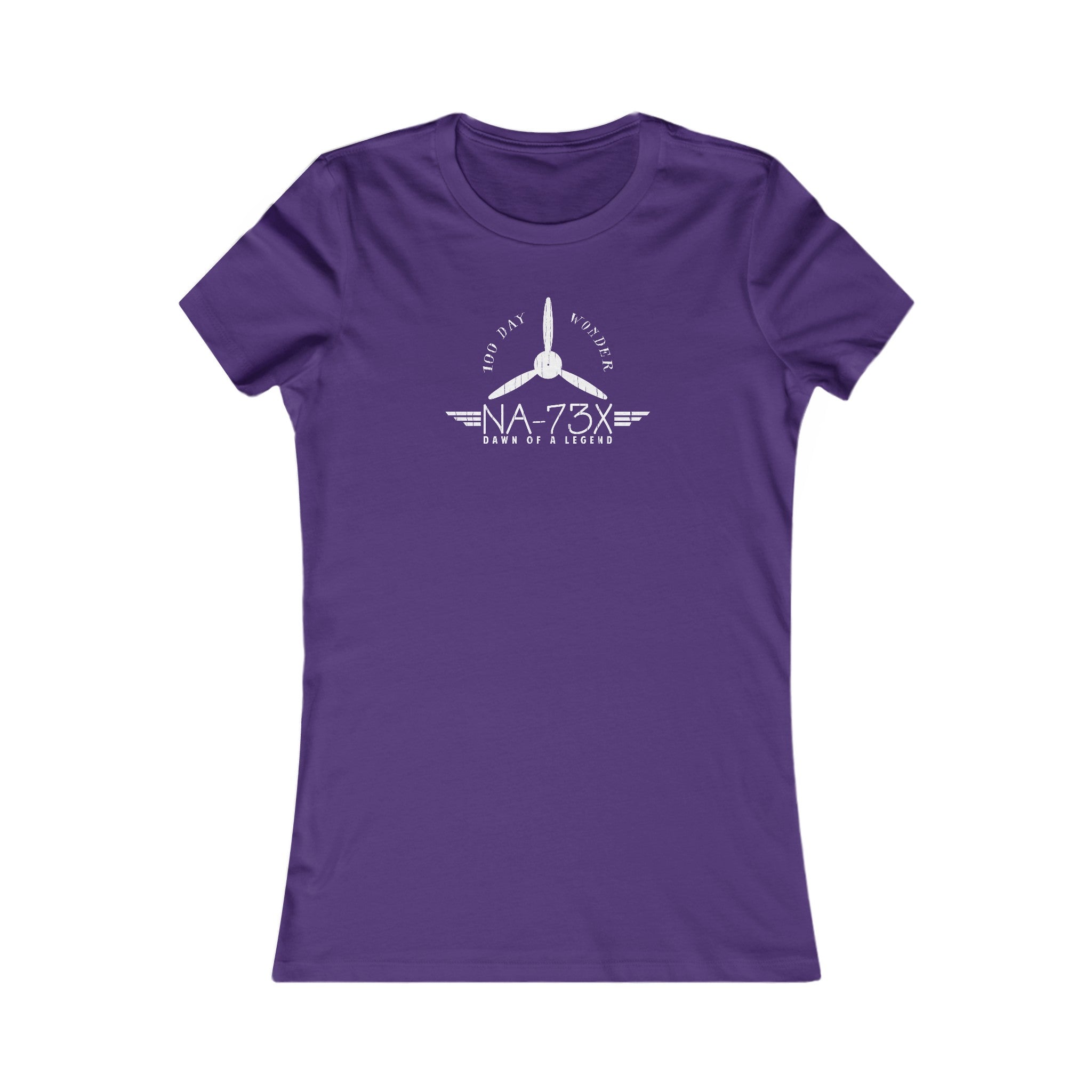 WOMEN'S 100 DAY WONDER COTTON TEE - L FRONT CHEST