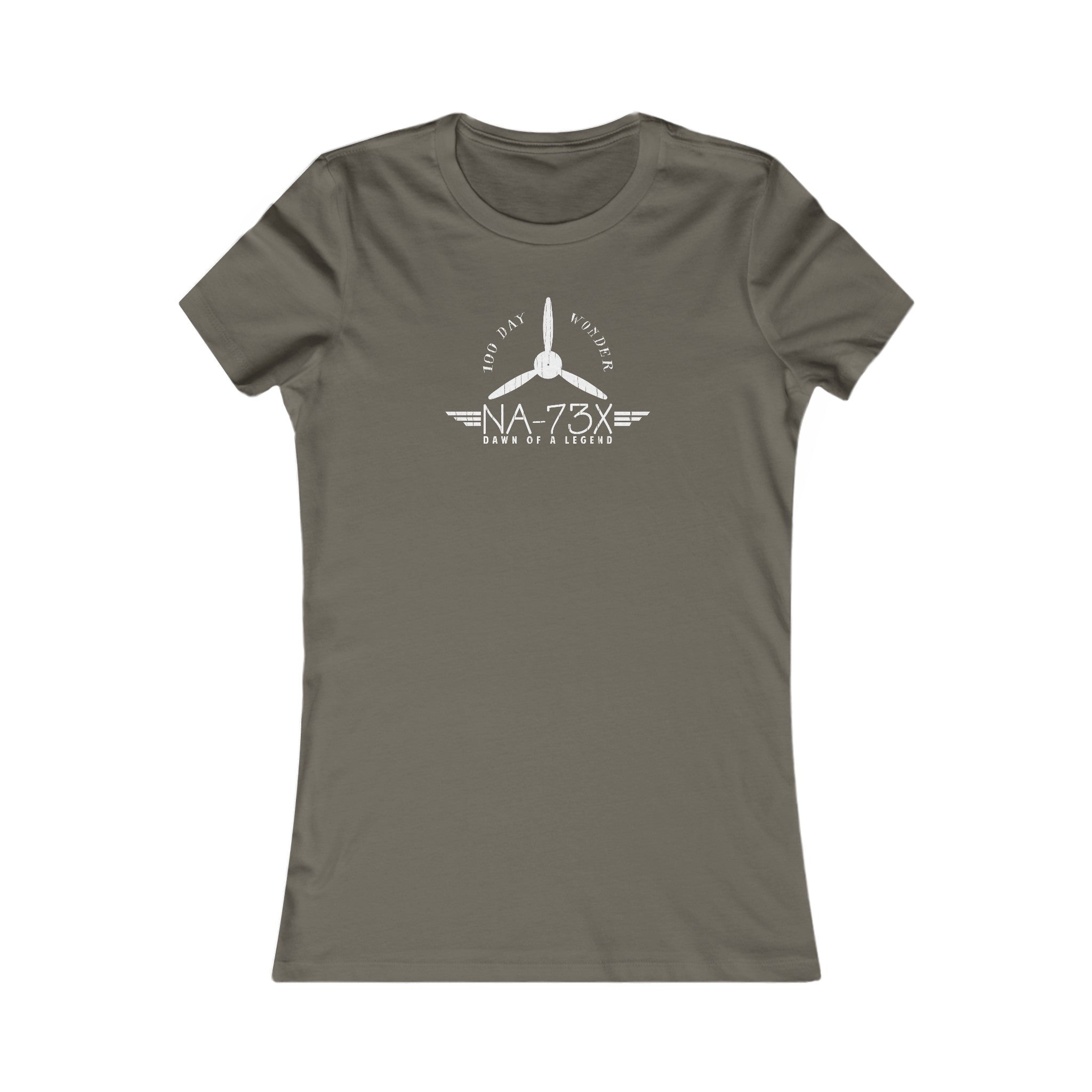 WOMEN'S 100 DAY WONDER COTTON TEE - L FRONT CHEST