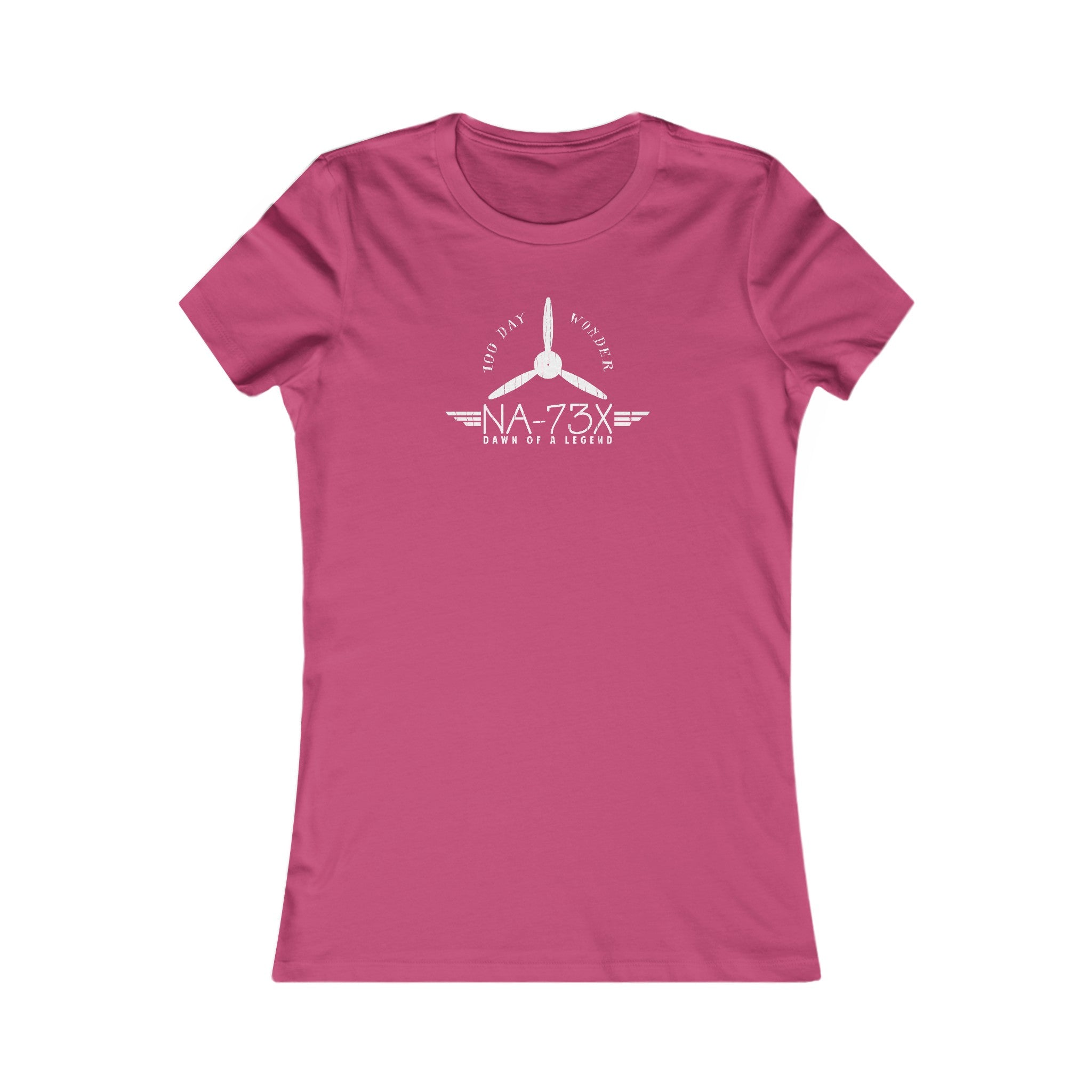 WOMEN'S 100 DAY WONDER COTTON TEE - L FRONT CHEST