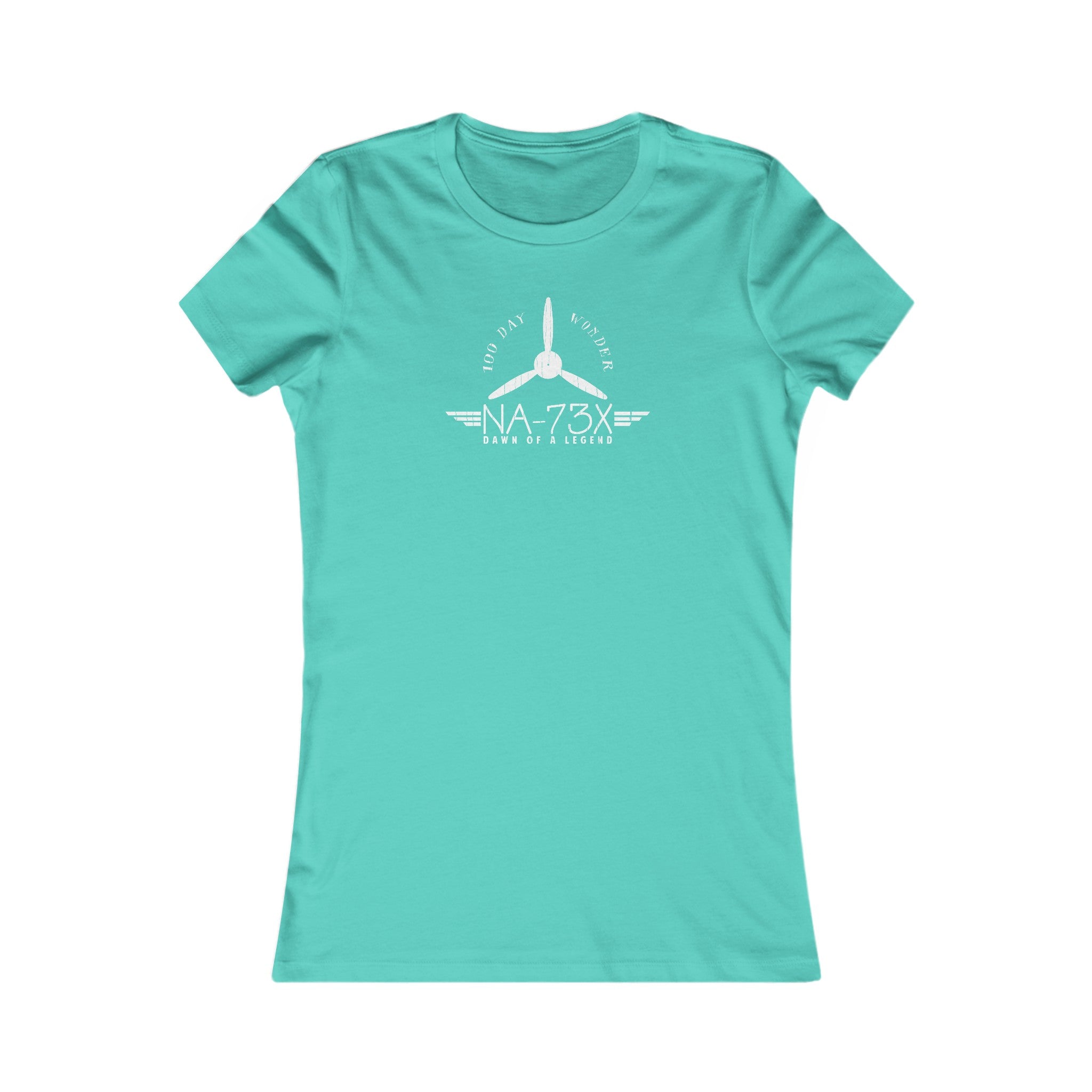 WOMEN'S 100 DAY WONDER COTTON TEE - L FRONT CHEST