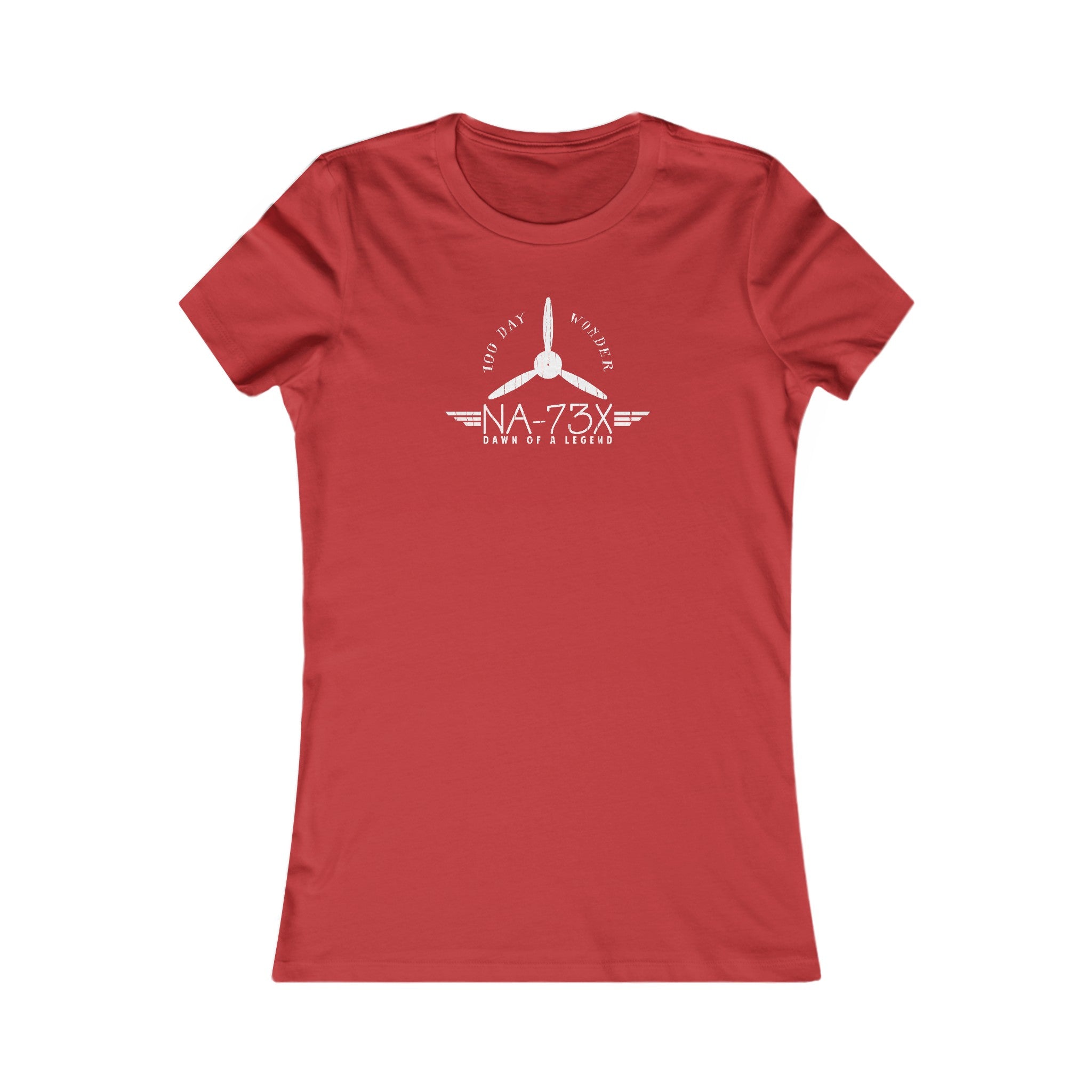 WOMEN'S 100 DAY WONDER COTTON TEE - L FRONT CHEST
