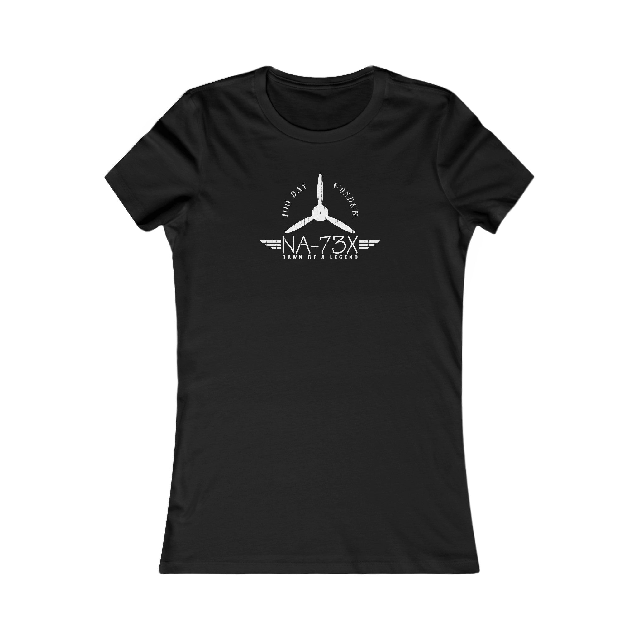 WOMEN'S 100 DAY WONDER COTTON TEE - L FRONT CHEST