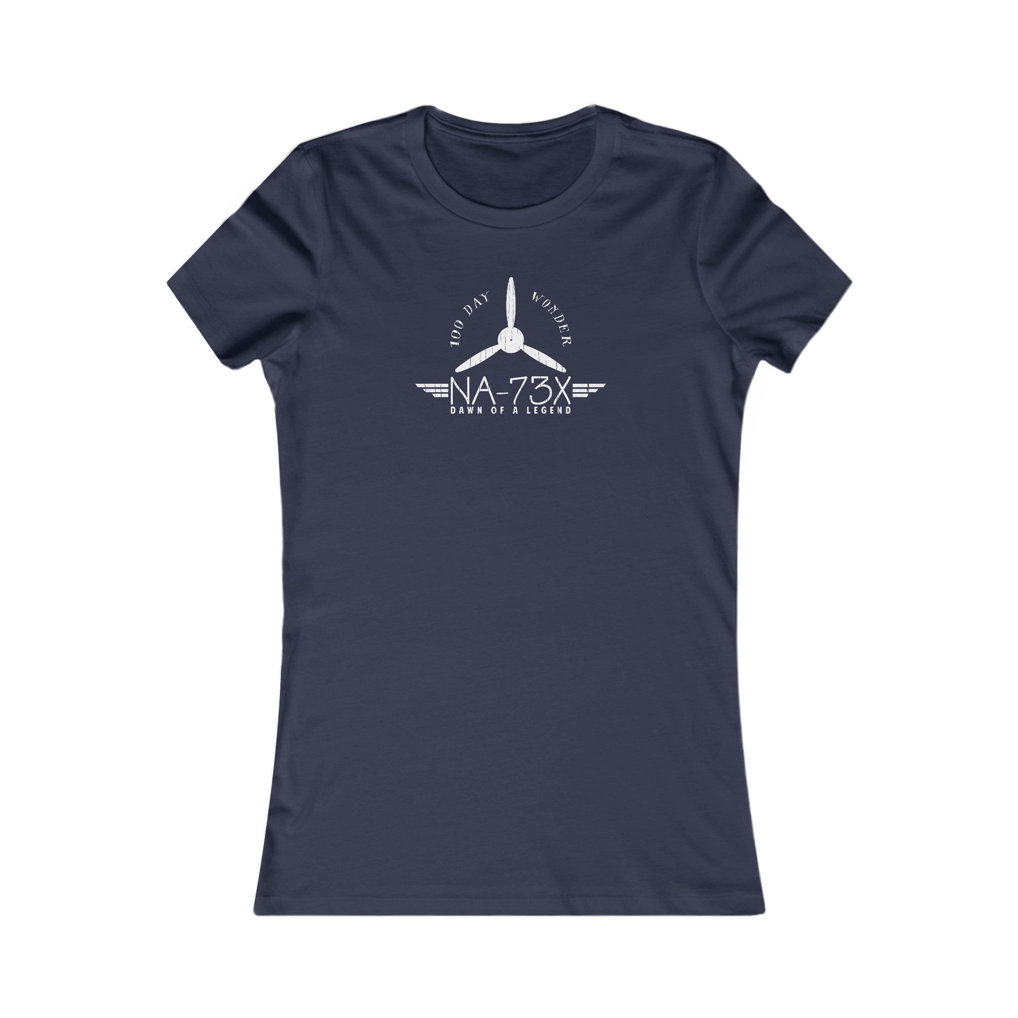 WOMEN'S 100 DAY WONDER COTTON TEE - L FRONT CHEST
