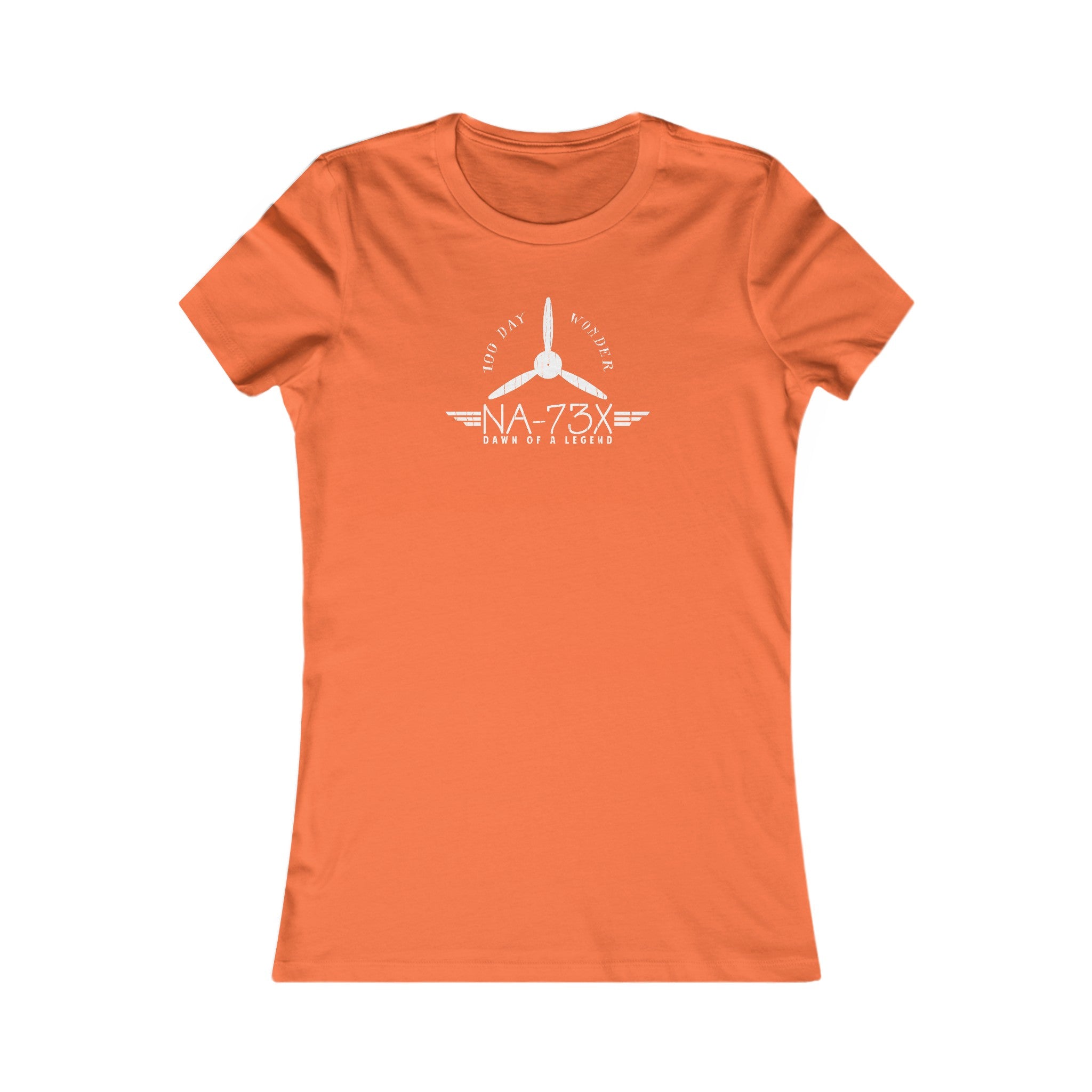 WOMEN'S 100 DAY WONDER COTTON TEE - L FRONT CHEST