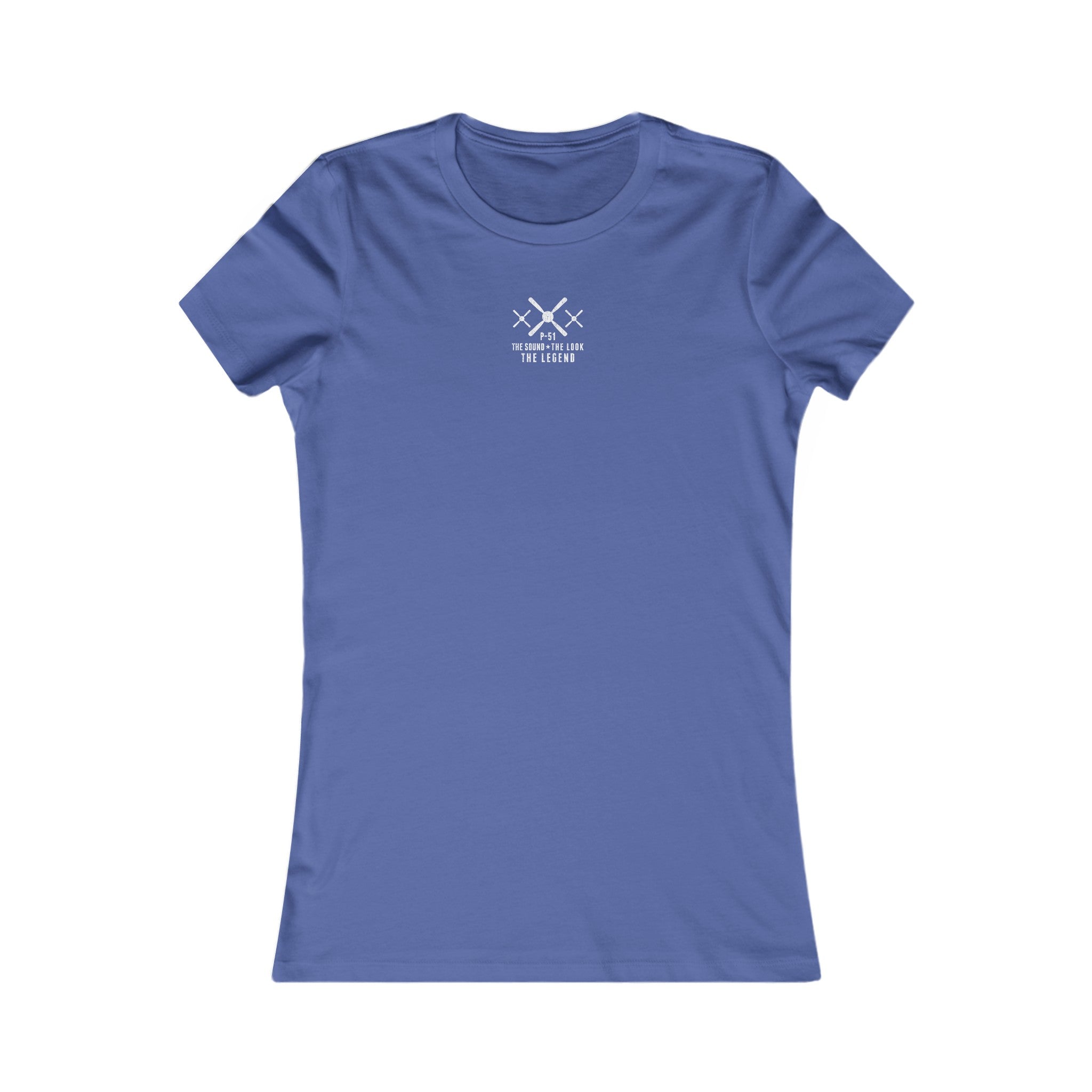 WOMEN'S MUSTANG LEGEND COTTON TEE - S CENTER CHEST