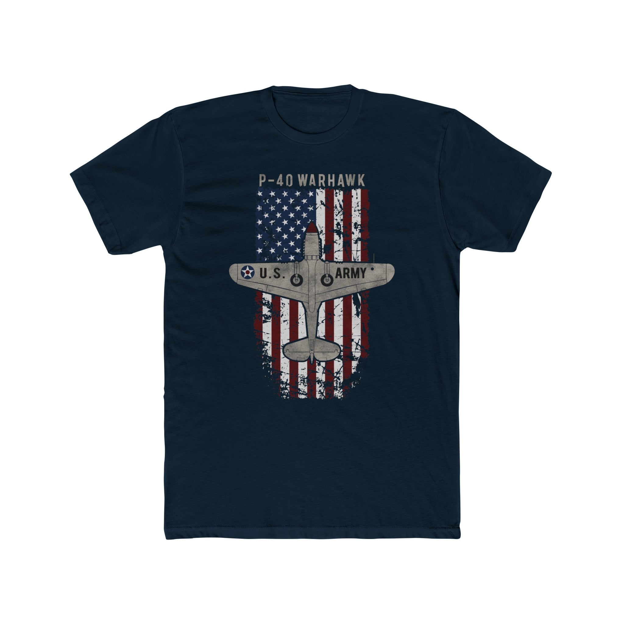 AMERICAN ICON P-40 COTTON TEE - LARGE FRONT IMAGE