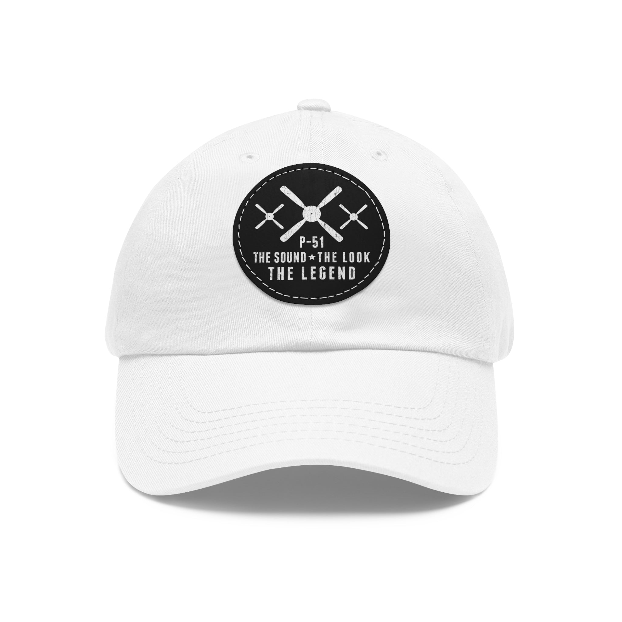 MUSTANG LEGEND HAT WITH LEATHER PATCH (ROUND)