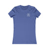 WOMEN'S P-51 LEGEND COTTON TEE - S LEFT CHEST, LARGE BACK IMAGE