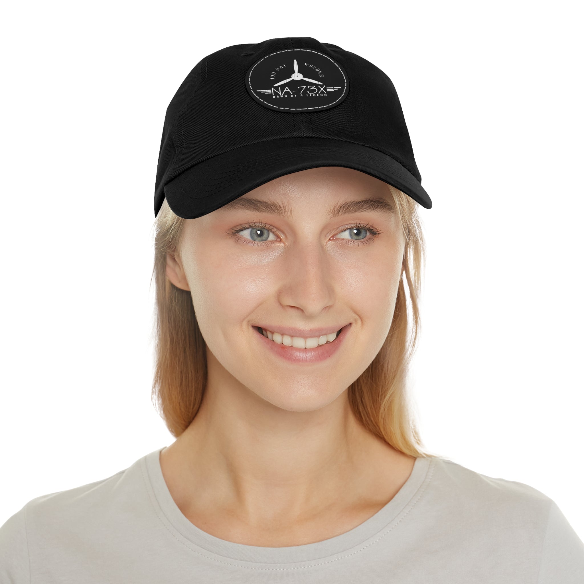 WOMEN'S 100 DAY WONDER HAT WITH LEATHER PATCH (ROUND)