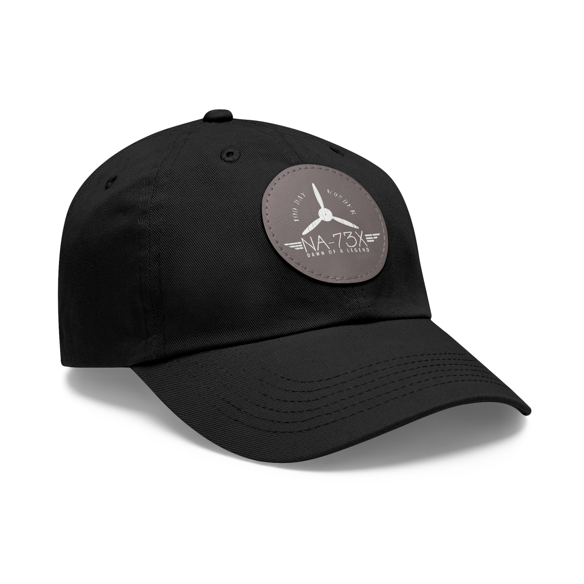 100 DAY WONDER HAT WITH LEATHER PATCH (ROUND)