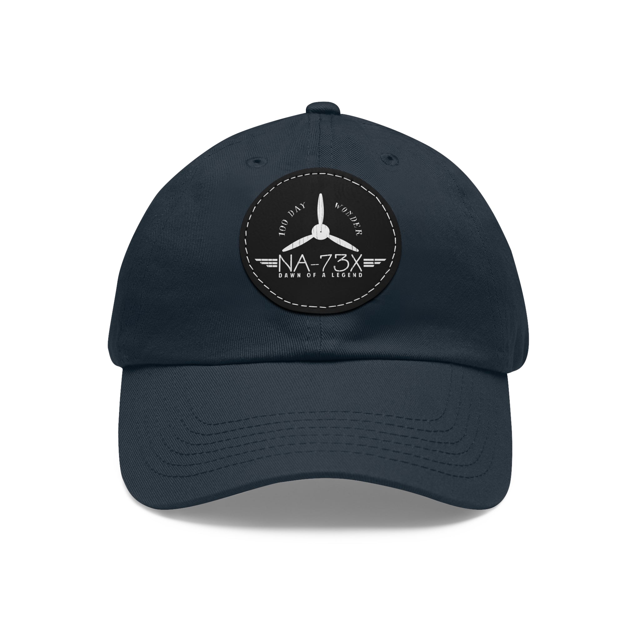 100 DAY WONDER HAT WITH LEATHER PATCH (ROUND)