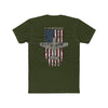AMERICAN ICON P-40 COTTON TEE - LEFT CHEST LOGO, LARGE BACK IMAGE