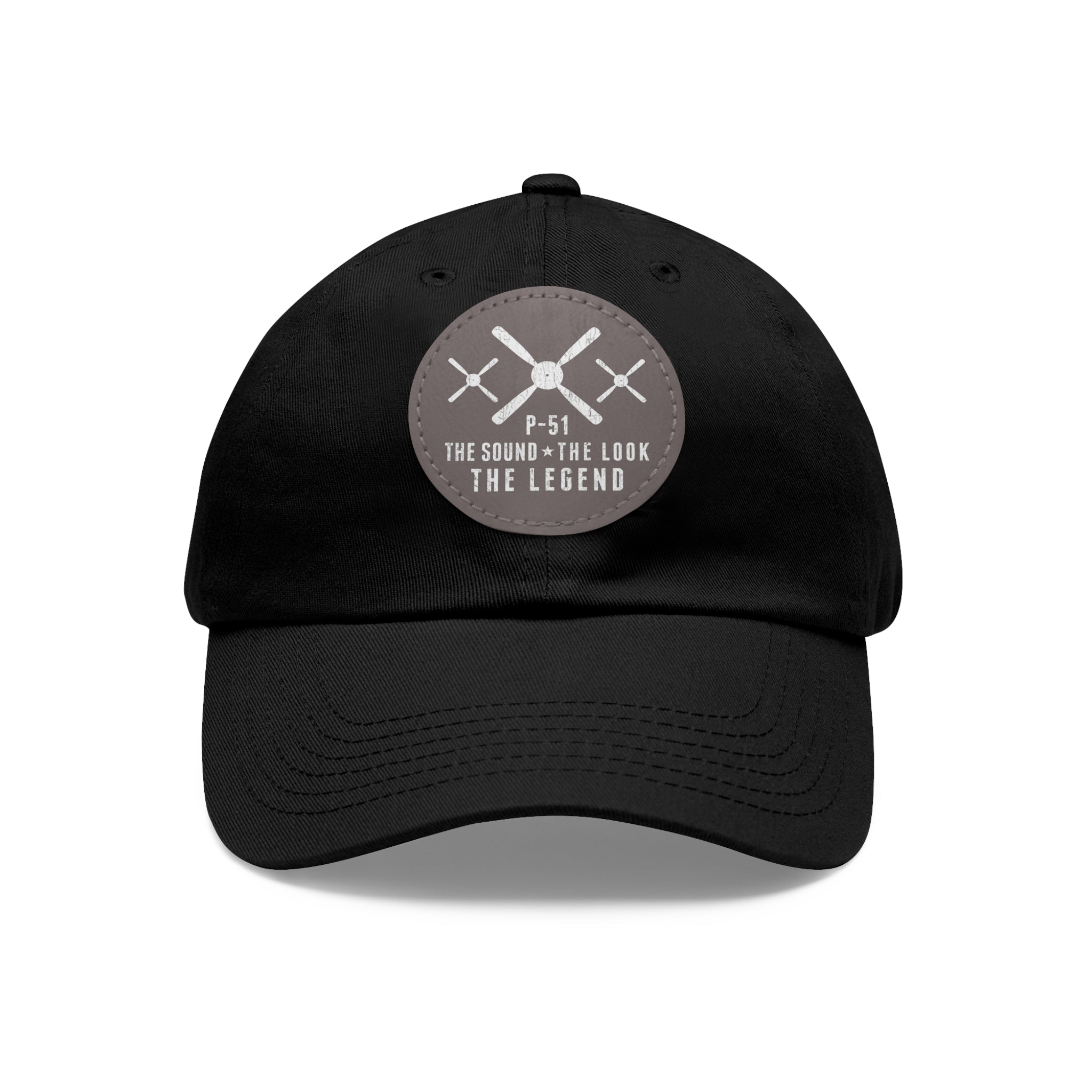 MUSTANG LEGEND HAT WITH LEATHER PATCH (ROUND)