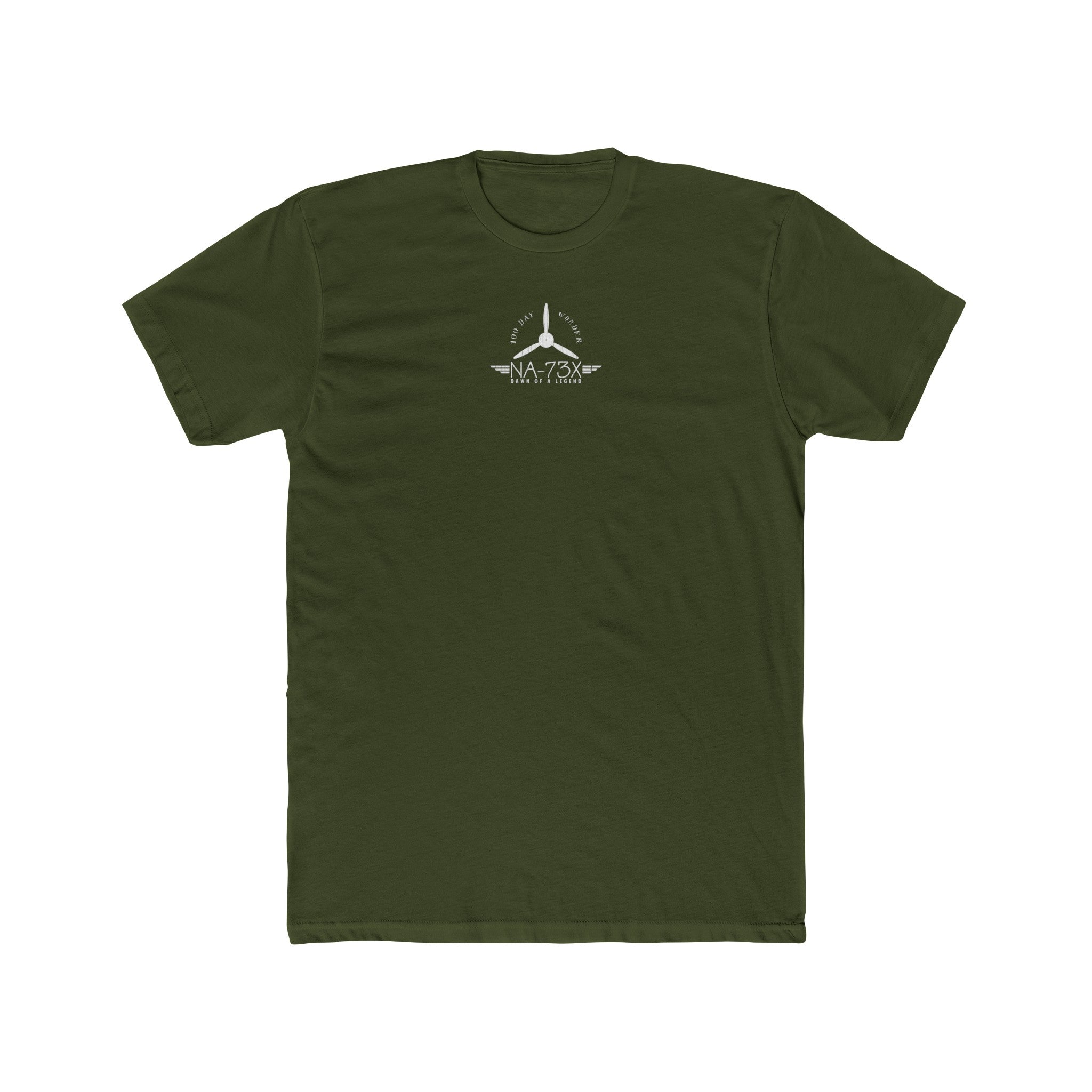 100 DAY WONDER COTTON TEE - S CENTER CHEST