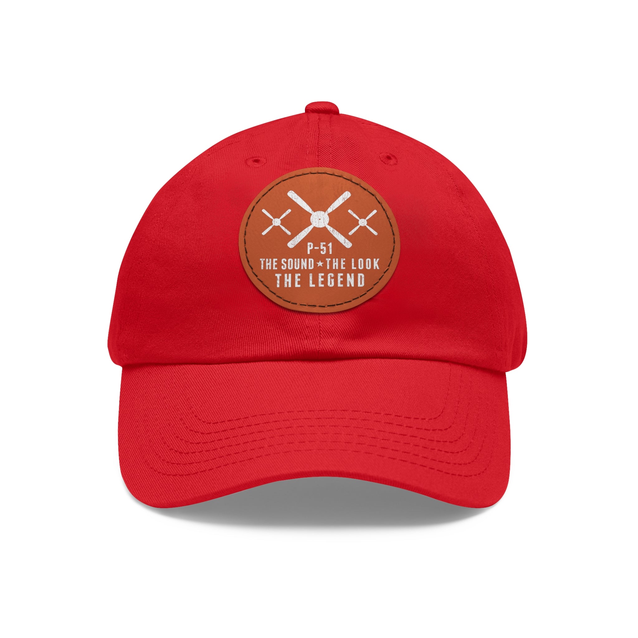 MUSTANG LEGEND HAT WITH LEATHER PATCH (ROUND)