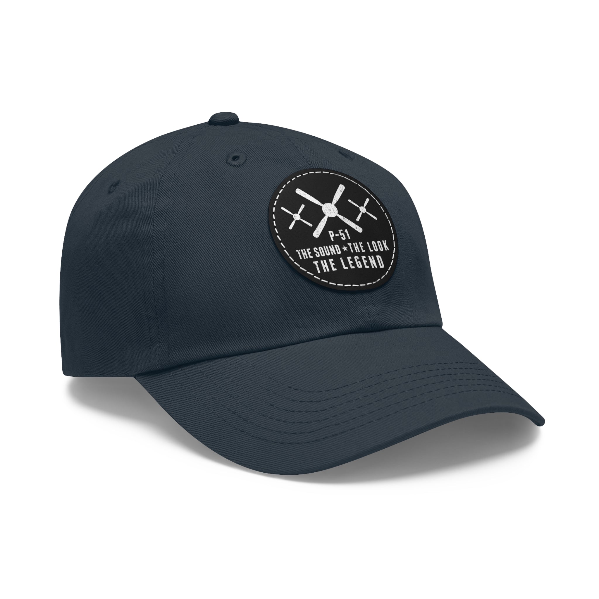 MUSTANG LEGEND HAT WITH LEATHER PATCH (ROUND)