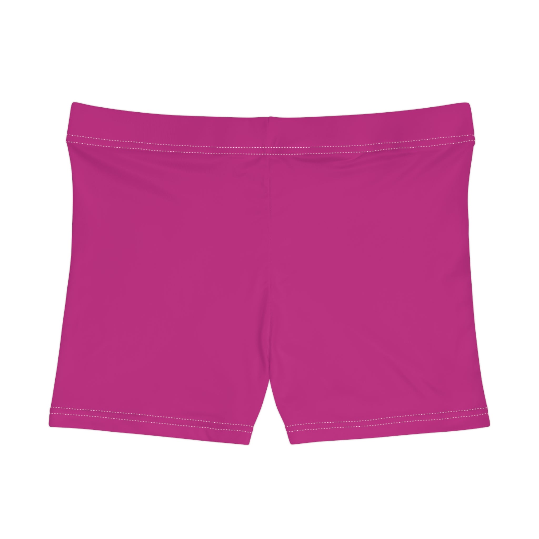 WOMEN'S MUSTANG LEGEND FITNESS SHORTS - S BOTTOM LEFT LEG , PINK COLOR