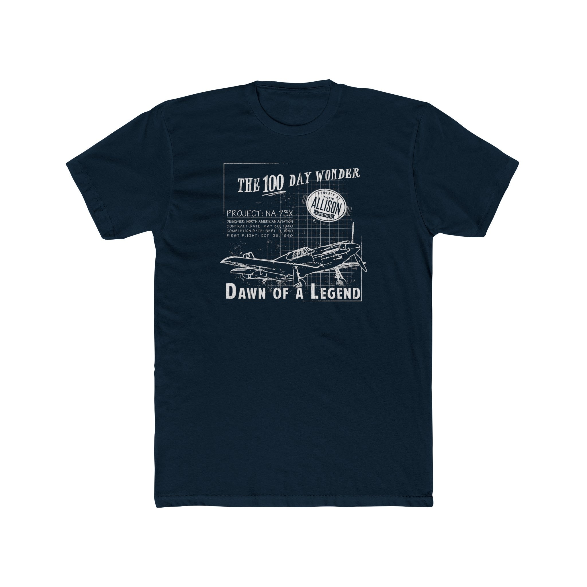 100 DAY WONDER COTTON TEE - LARGE FRONT CHEST