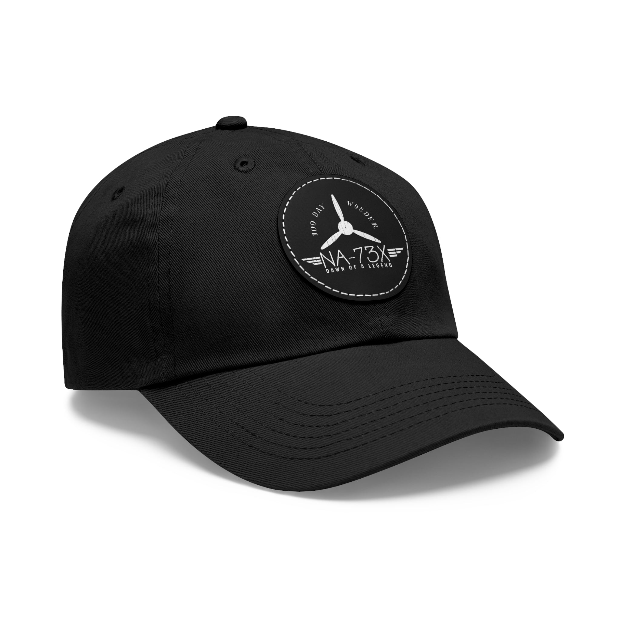 100 DAY WONDER HAT WITH LEATHER PATCH (ROUND)