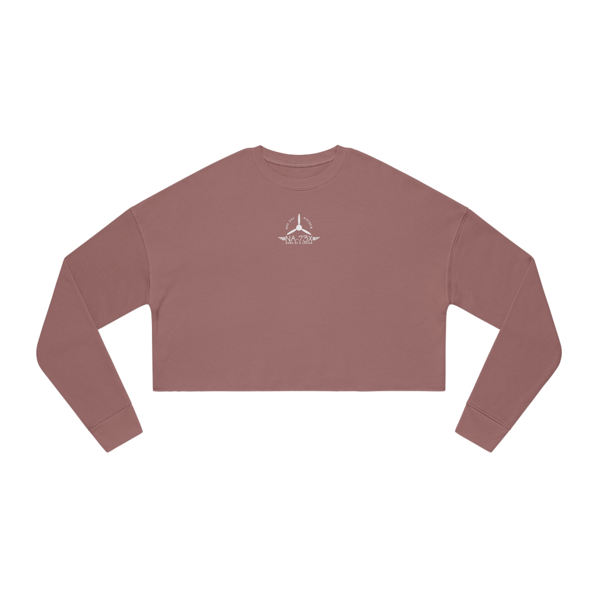 WOMEN'S 100 DAY WONDER CROPPED SWEATSHIRT - S CENTER CHEST