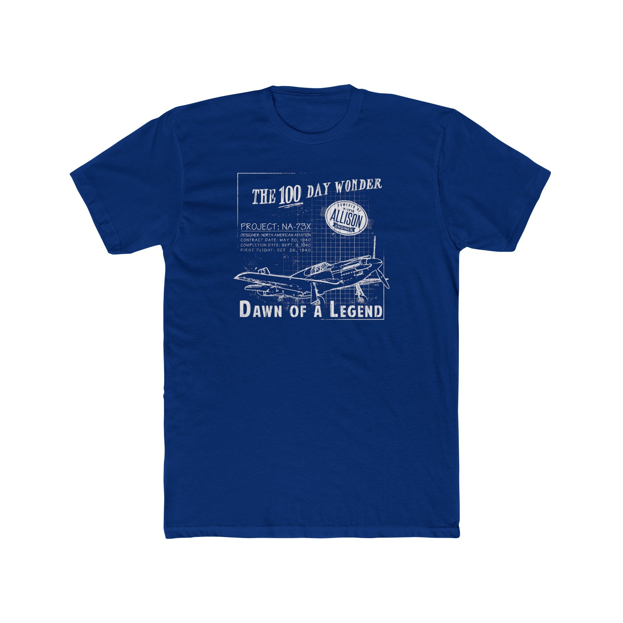100 DAY WONDER COTTON TEE - LARGE FRONT CHEST