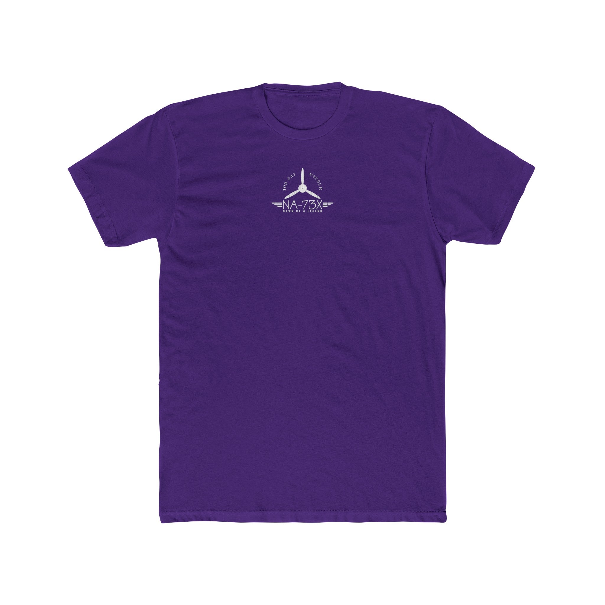 100 DAY WONDER COTTON TEE - S CENTER CHEST